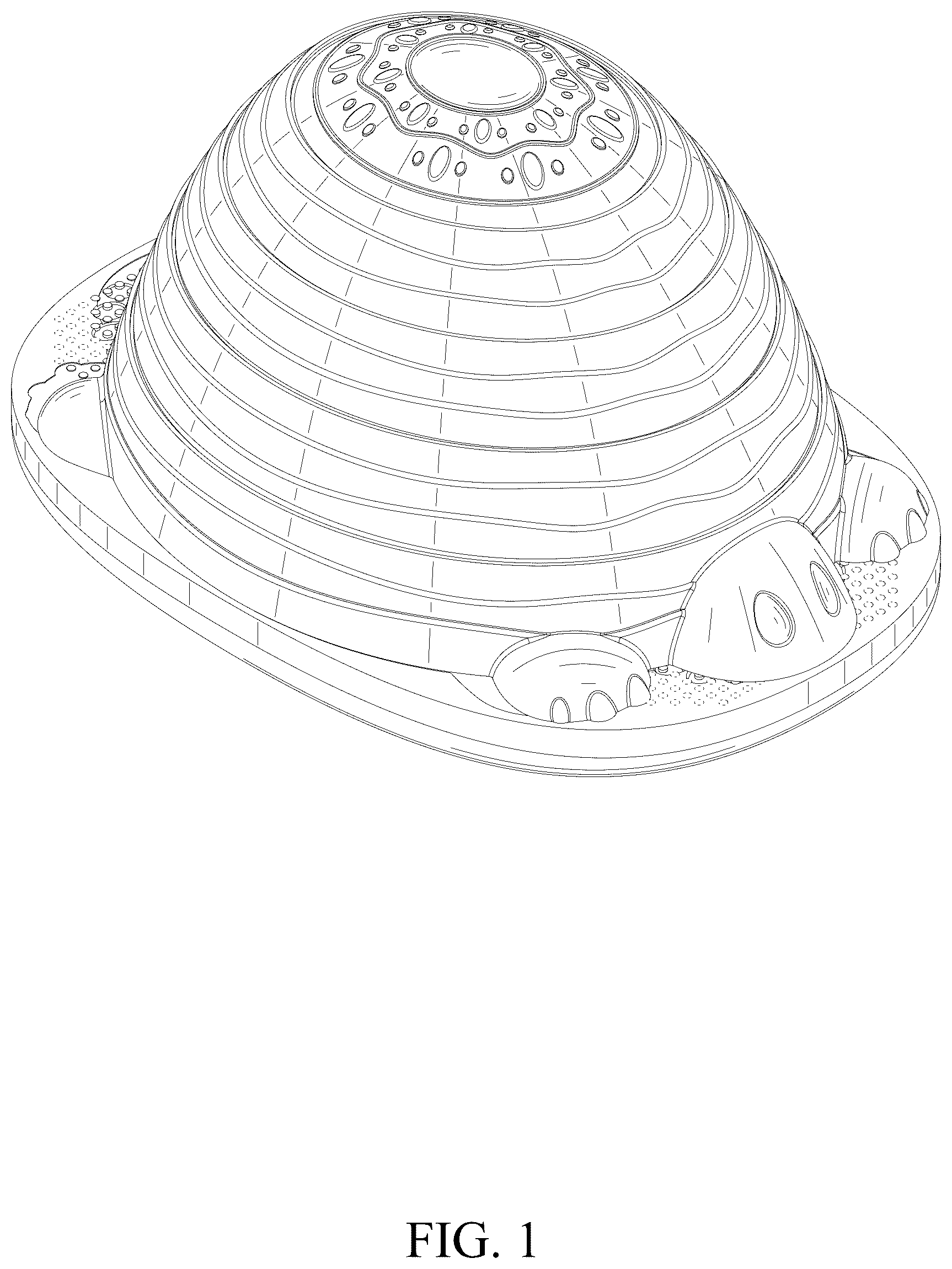 Patent USD1078096 — Stepping stone — Figure 1