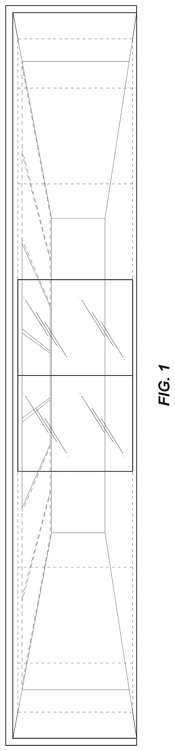 Patent USD1078099 — Combined doors with room — Figure 1