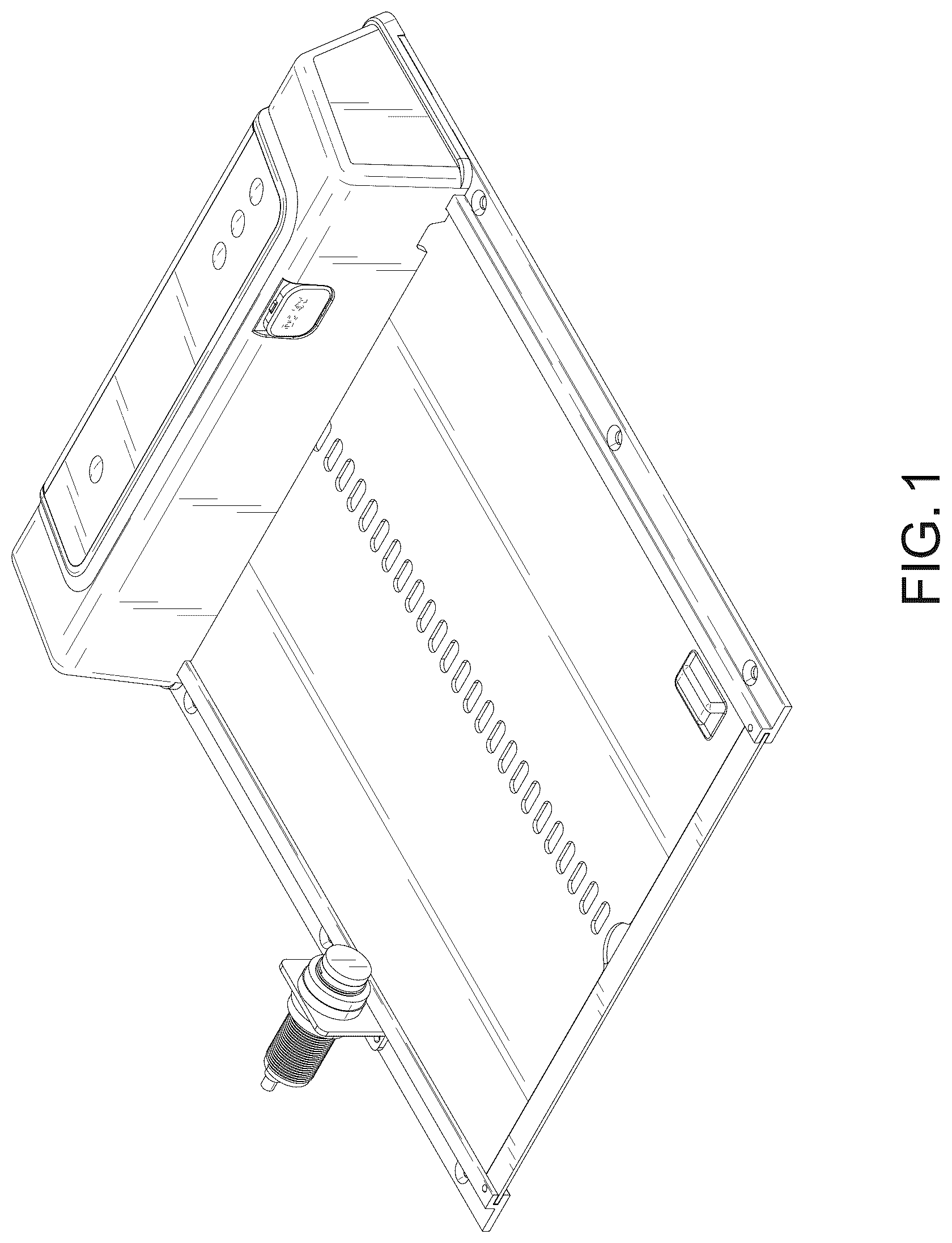 Patent USD1078100 — Automatic chicken coop door — Figure 1