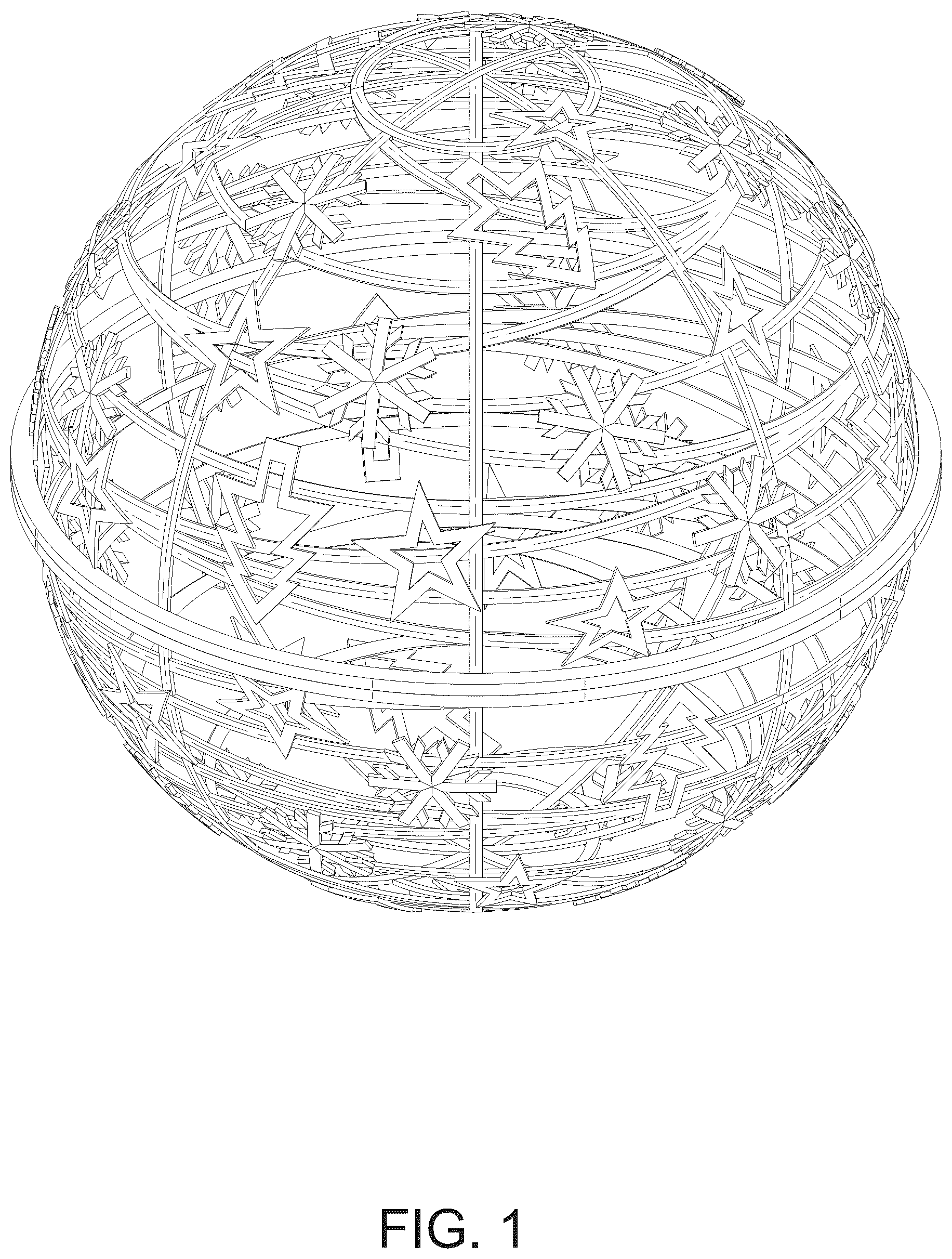 Patent USD1078110 — Ball light — Figure 1