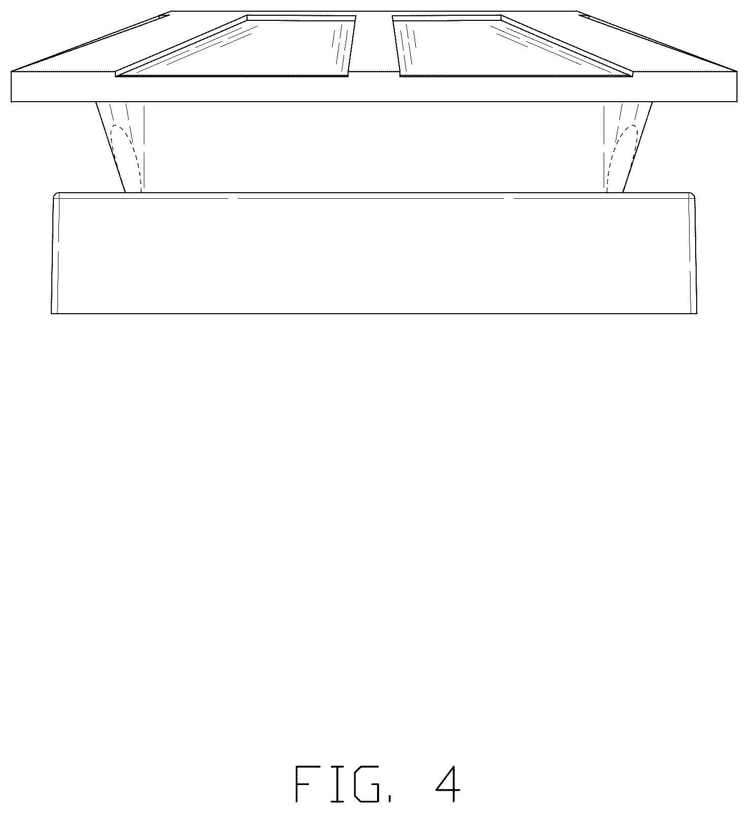Patent USD1078128 Figure 4 – LED lamp