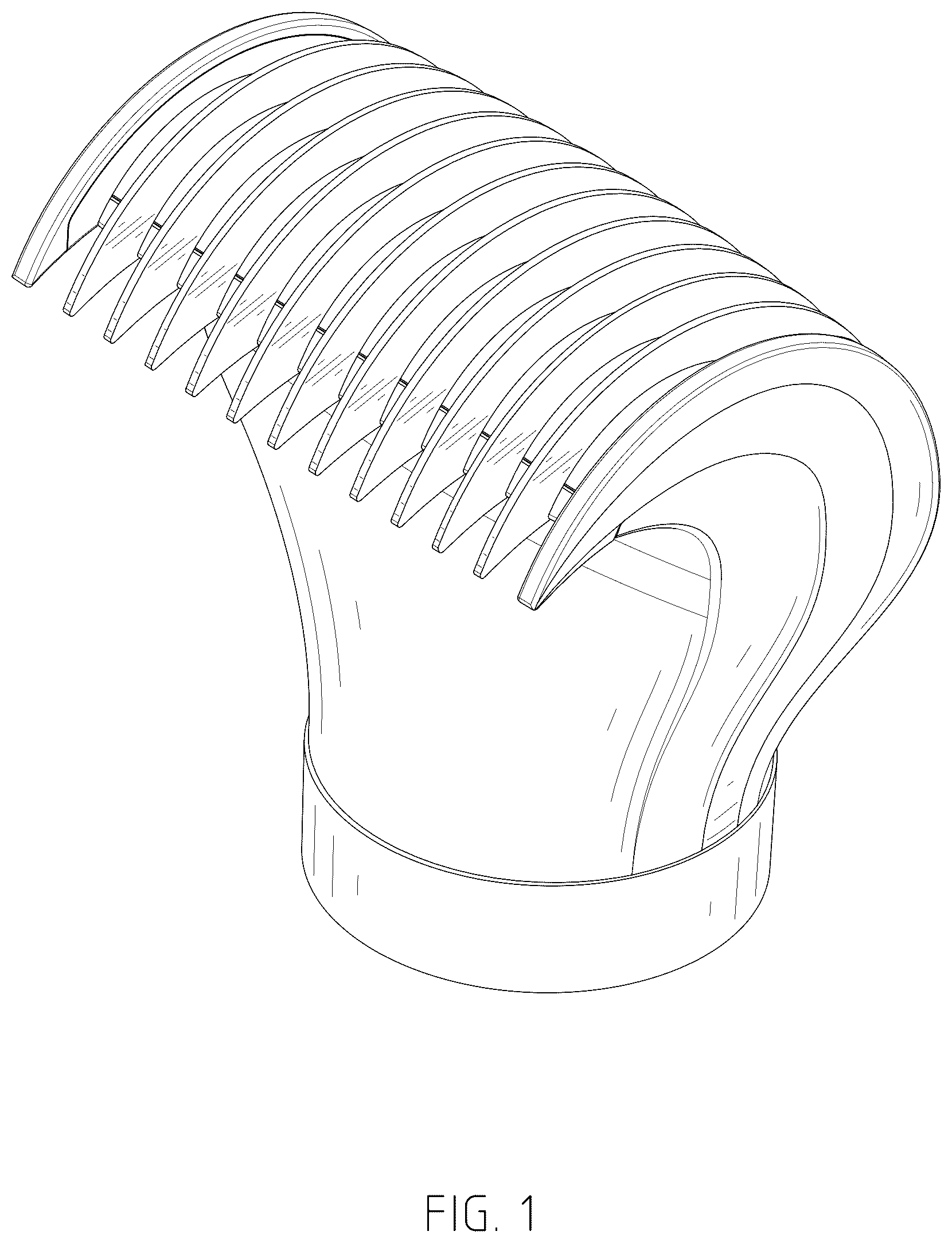 Patent USD1078159 — Hair dryer nozzle — Figure 1
