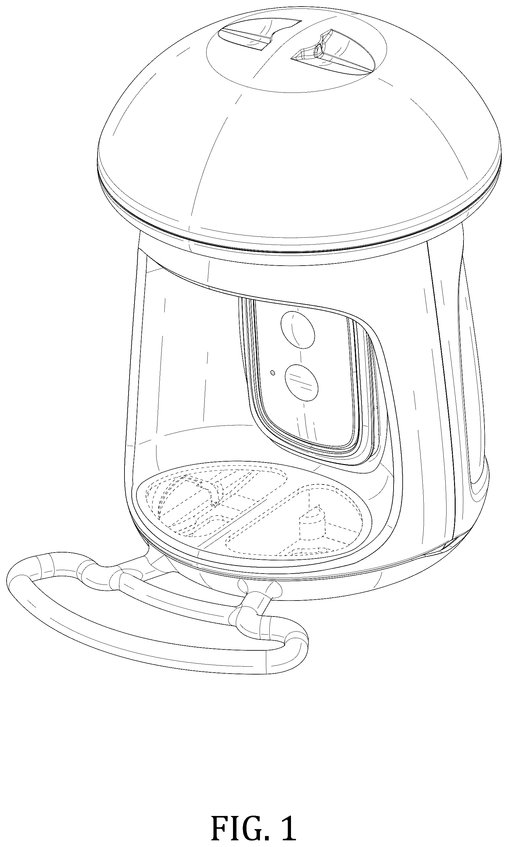 Patent USD1078175 Figure 1 – Bird feeder with camera