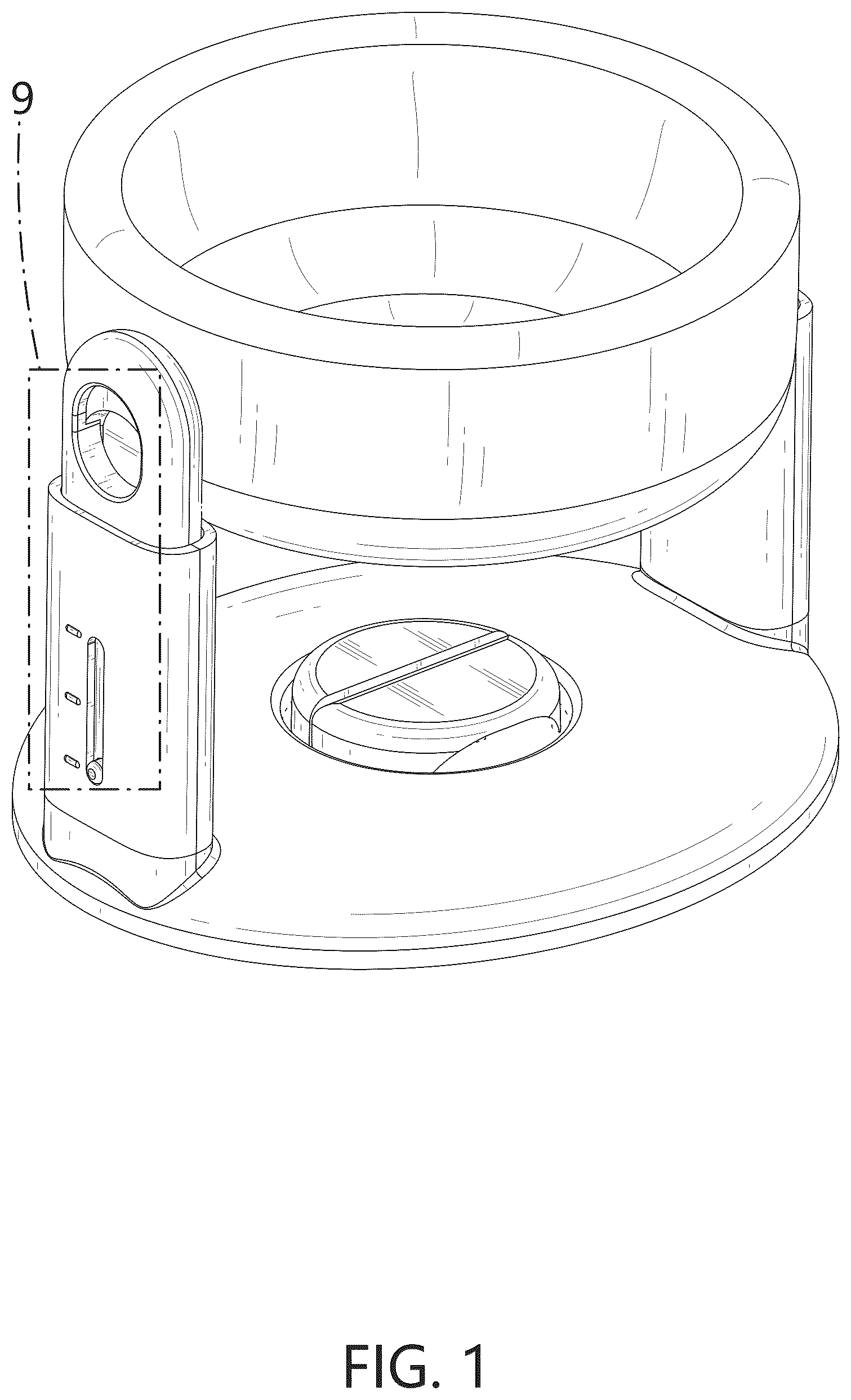 Patent USD1078176 Figure 1 – Pet bowl