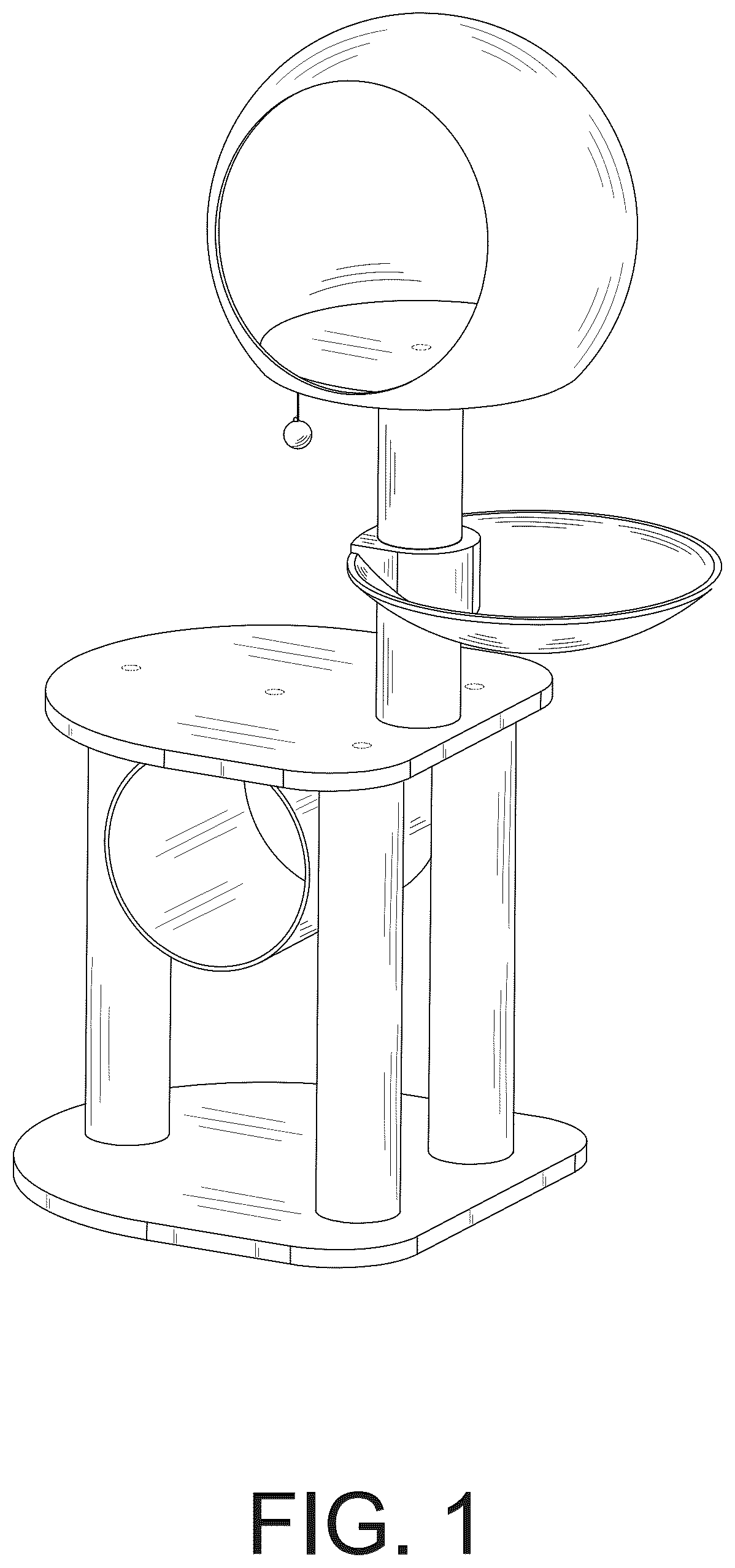 Patent USD1078188 — Cat tree — Figure 1
