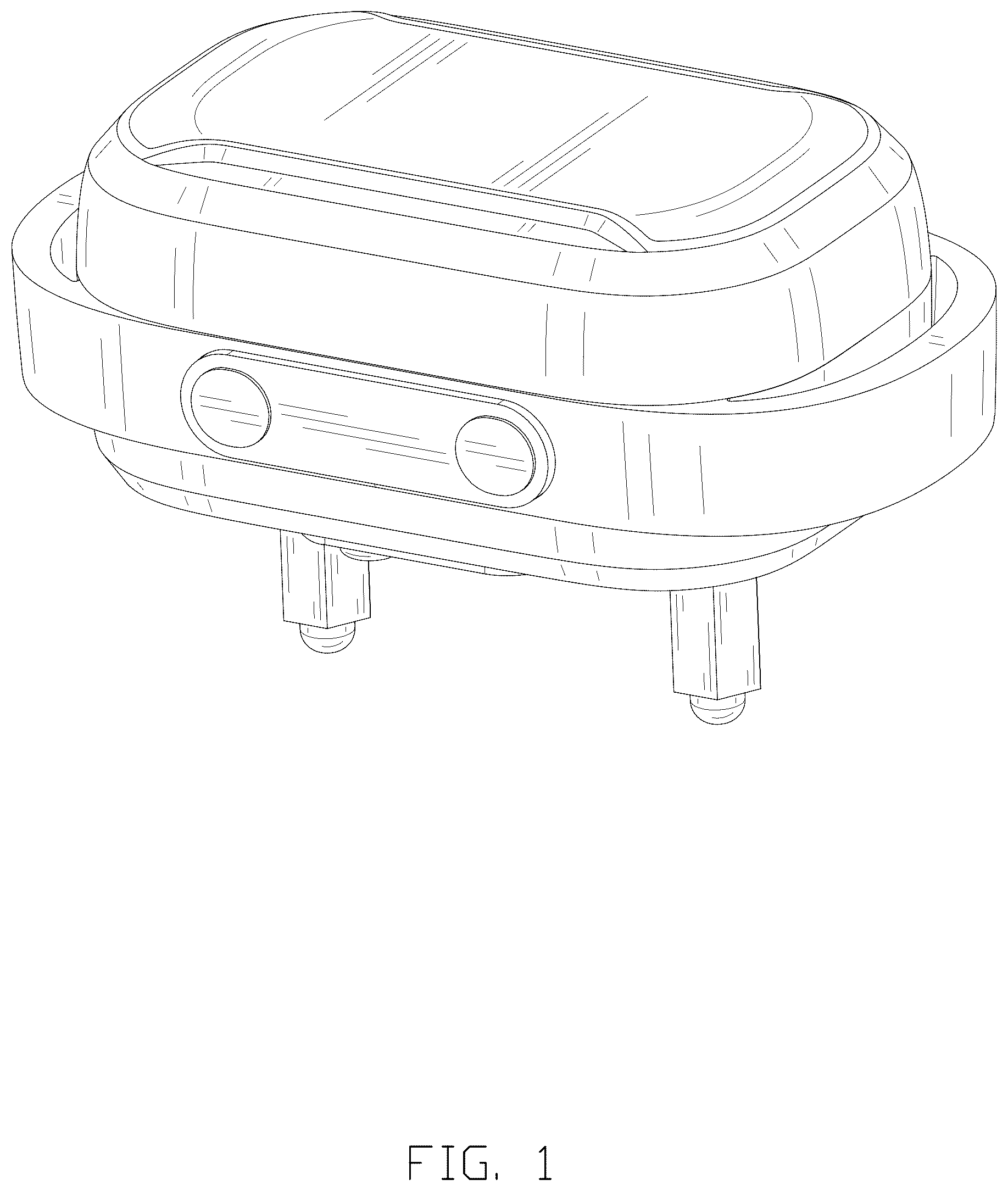 Patent USD1078195 — Anti-bark collar device — Figure 1