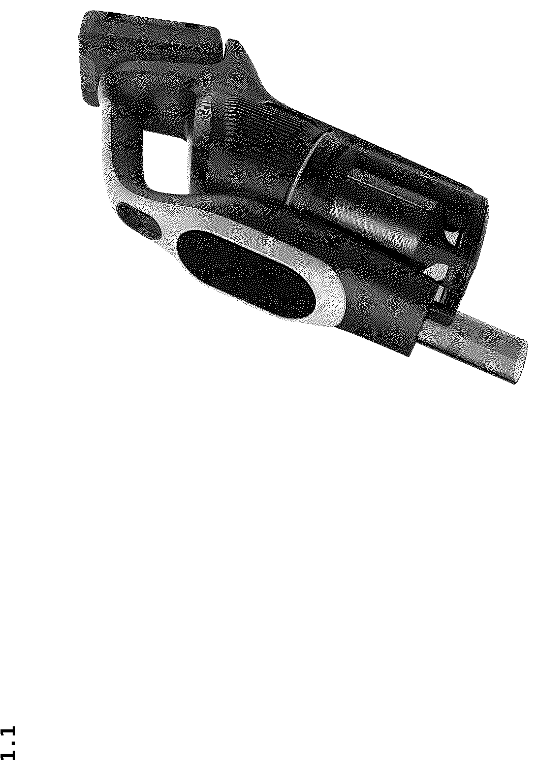 Patent USD1078201 — Handheld vacuum cleaner — Figure 1