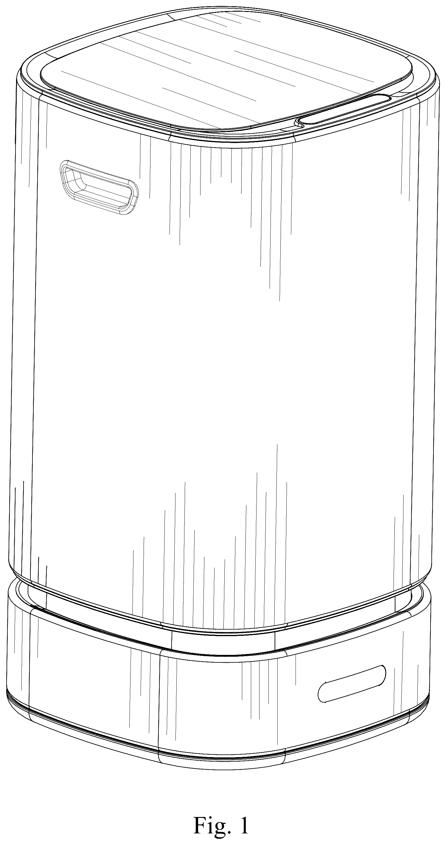 Patent USD1078205 — Waste receptacle — Figure 1