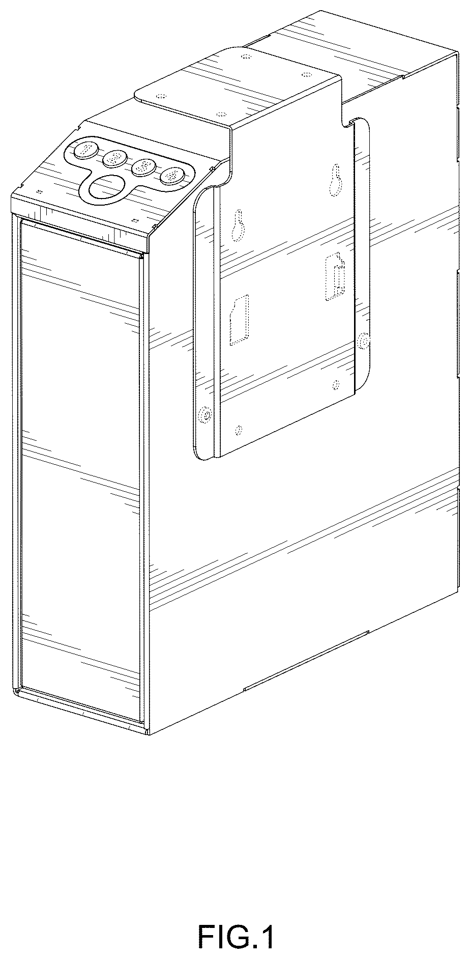 Patent USD1078213 Figure 1 – Safe box