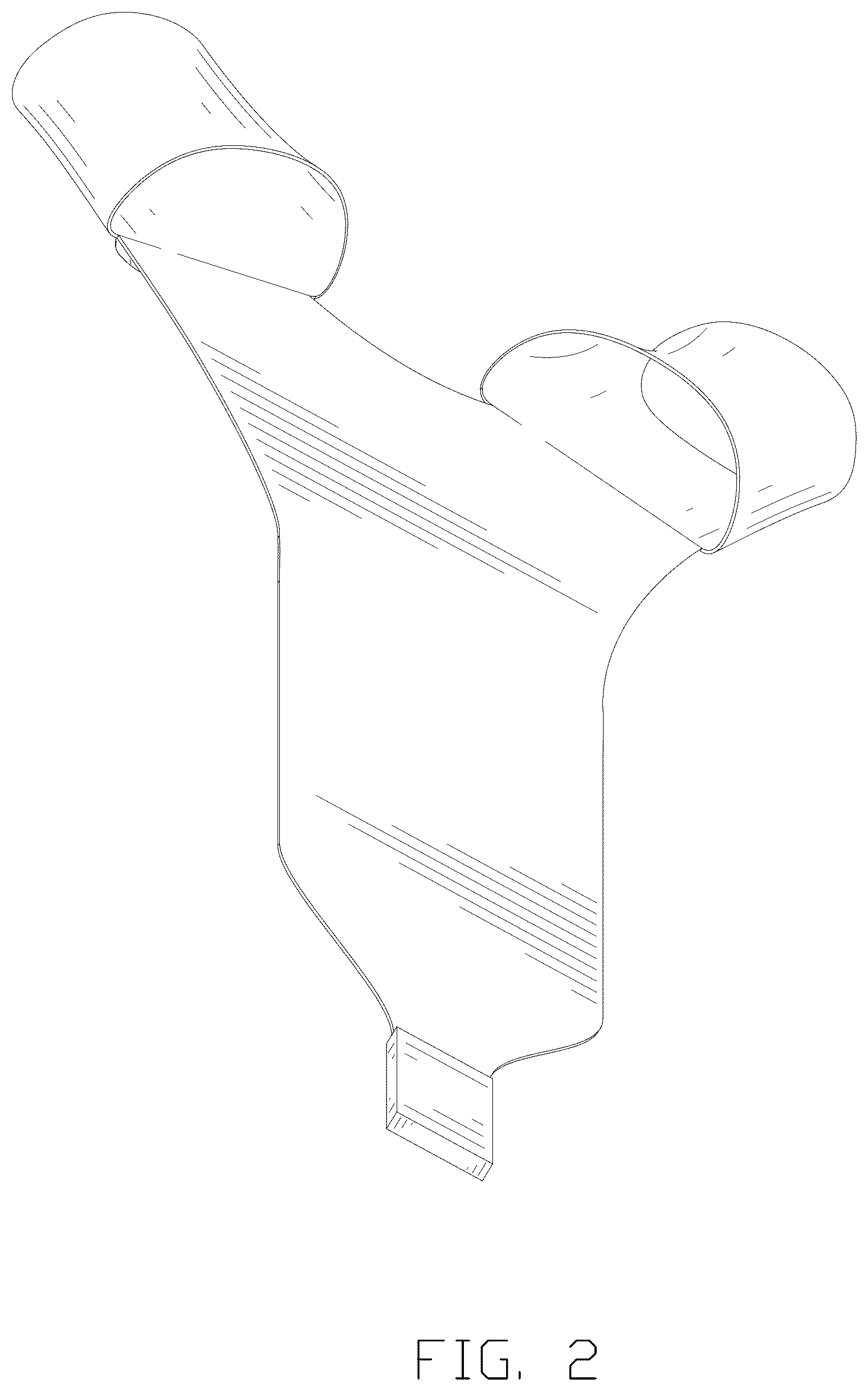 Patent USD1078214 Figure 2 – Fishing glove