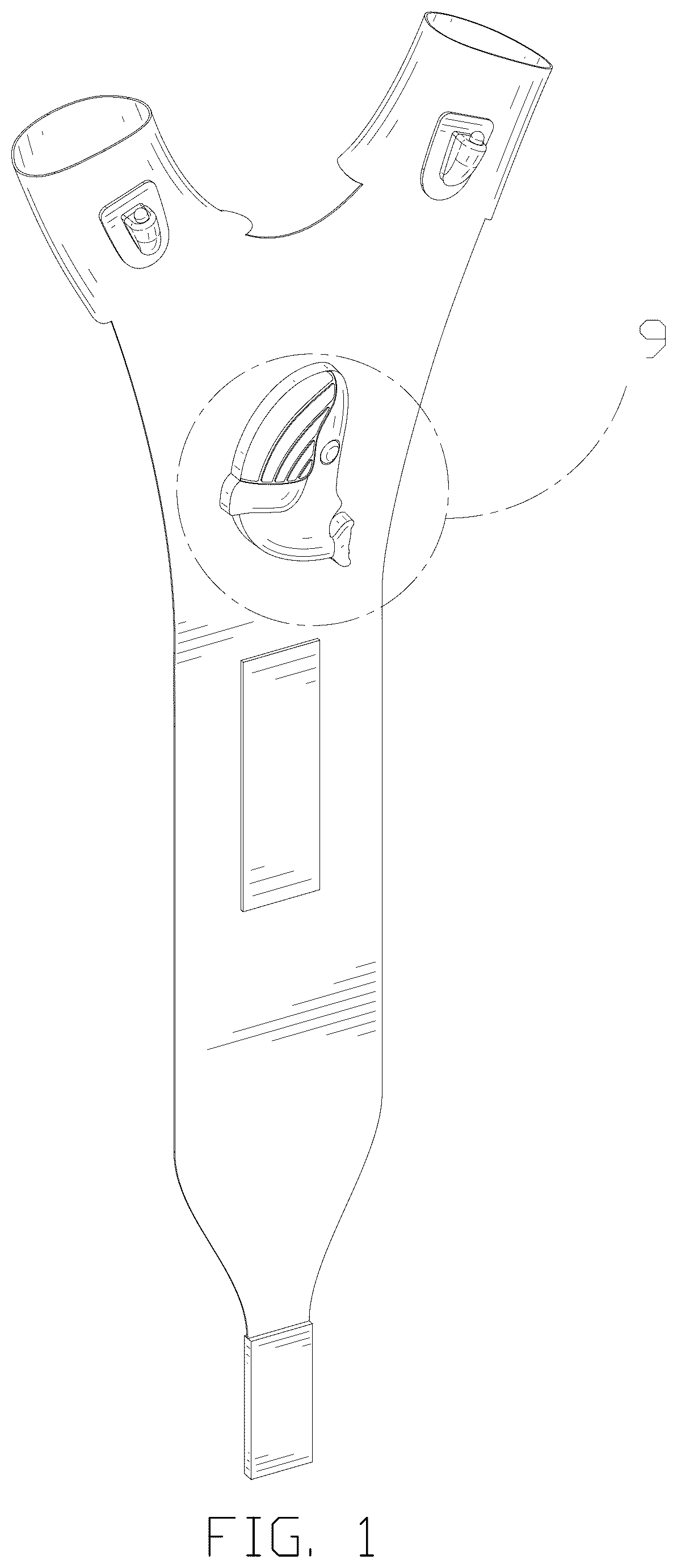Patent USD1078216 — Fishing glove — Figure 1