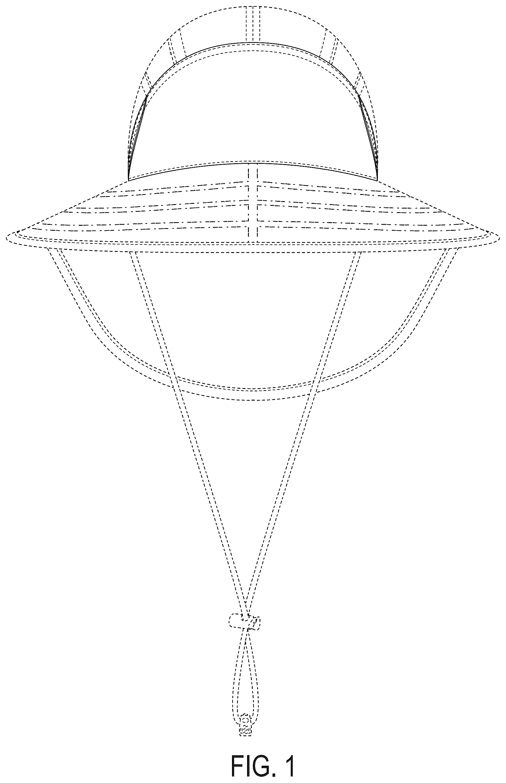 Patent USD1078227 Figure 1 – Hat