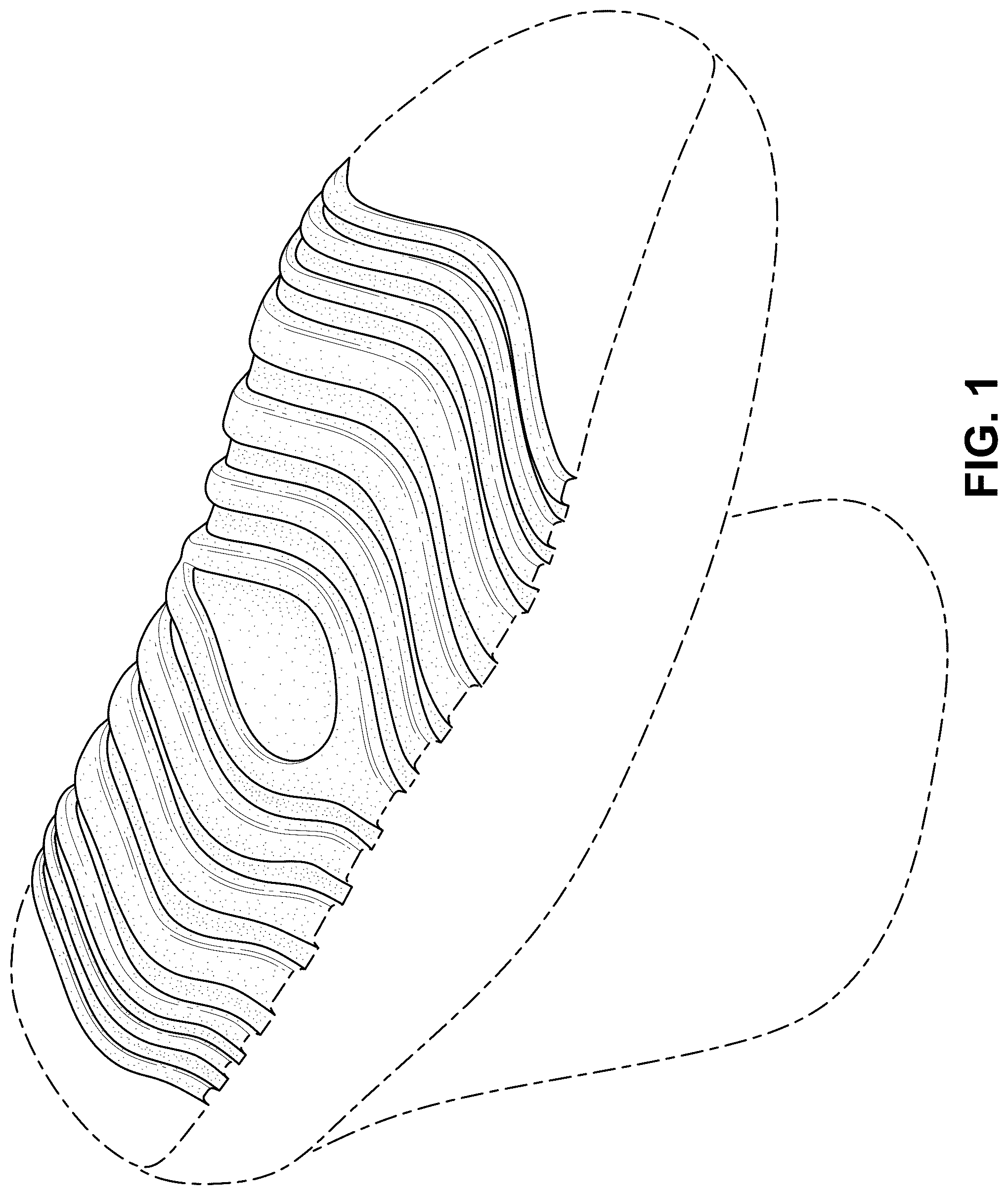 Patent USD1078243 Figure 1 – Shoe