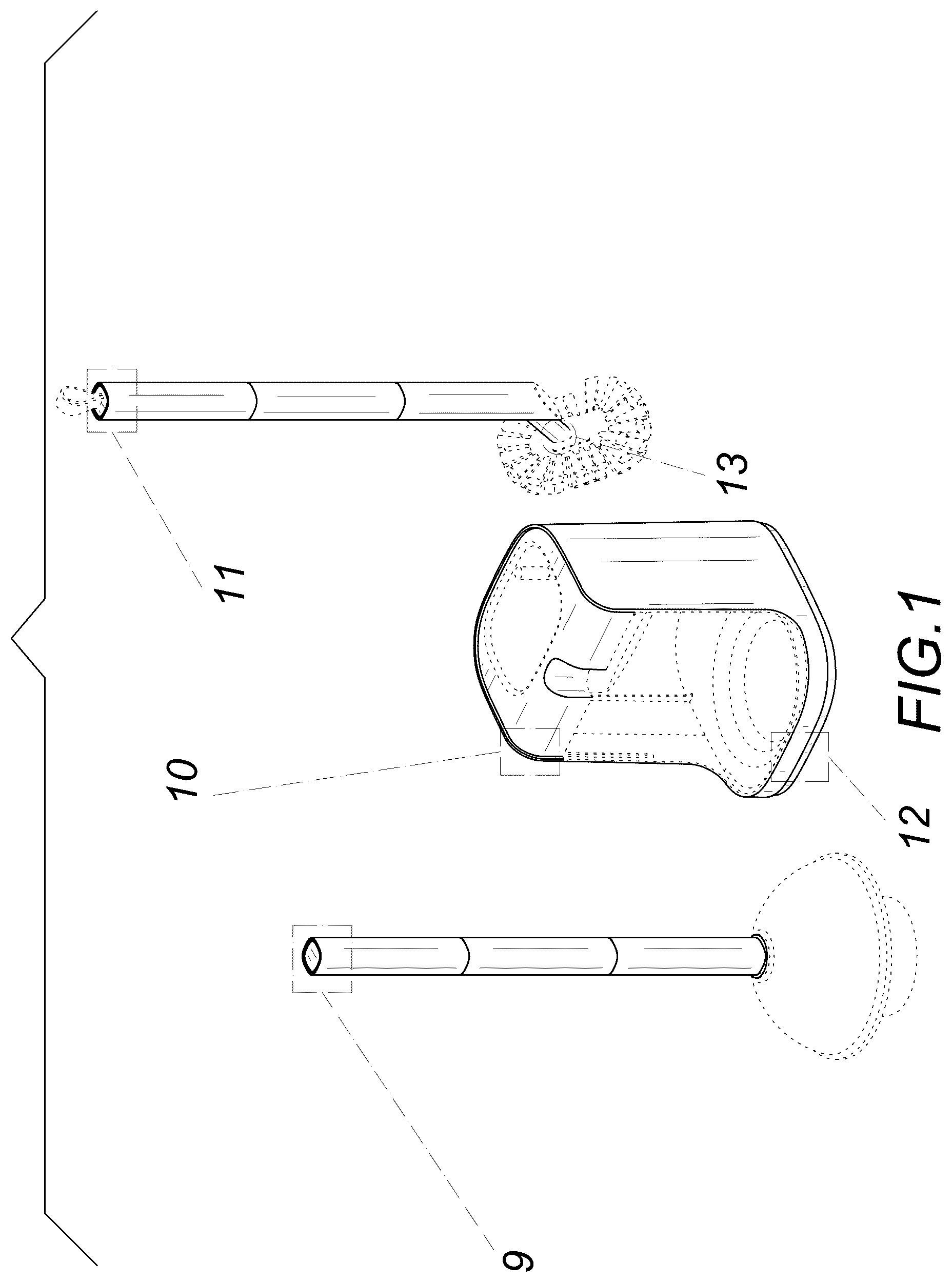 Patent USD1078286 Figure 1 – Toilet brush and holder set