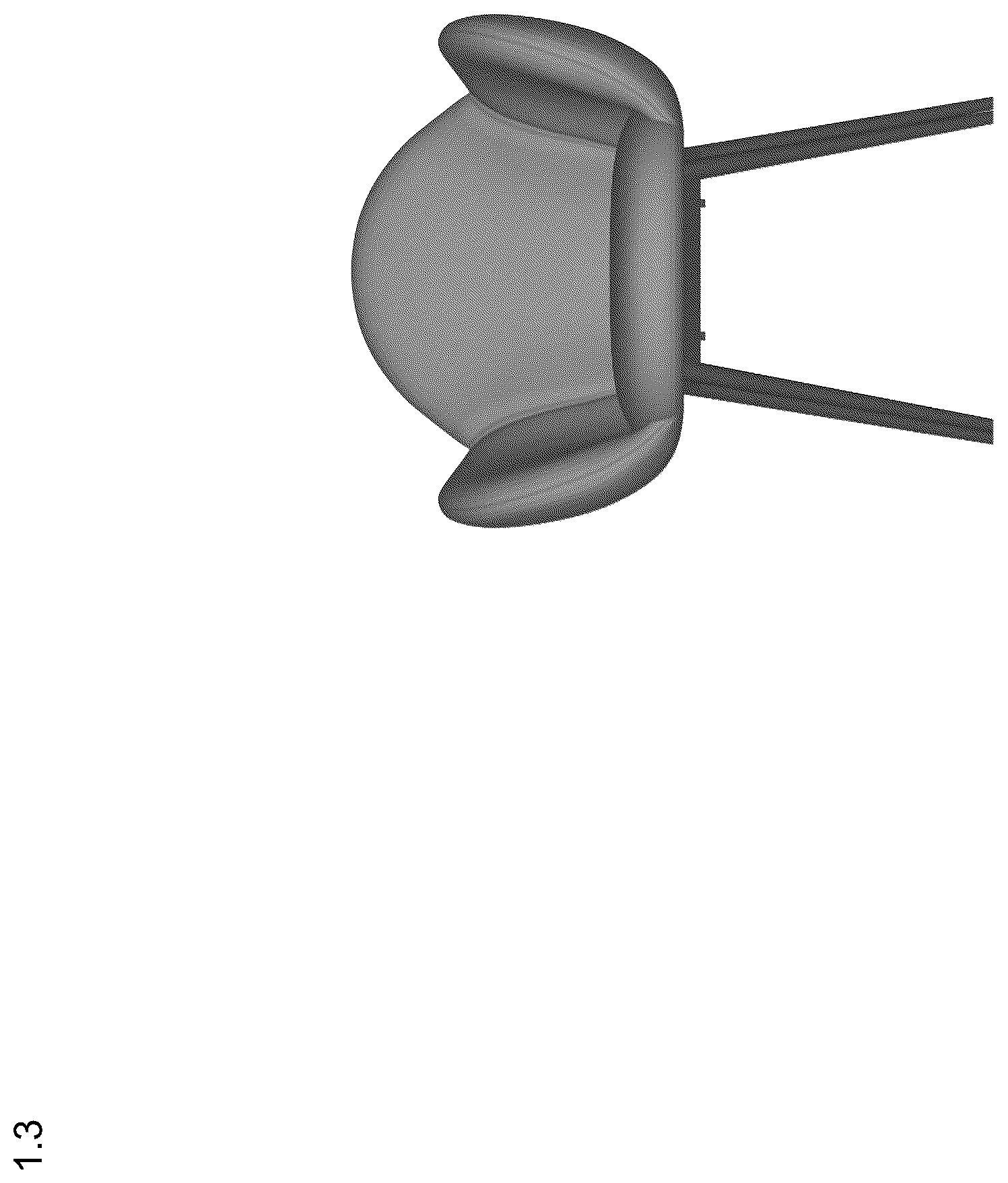 Patent USD1078303 Figure 3 – Armchair or chair