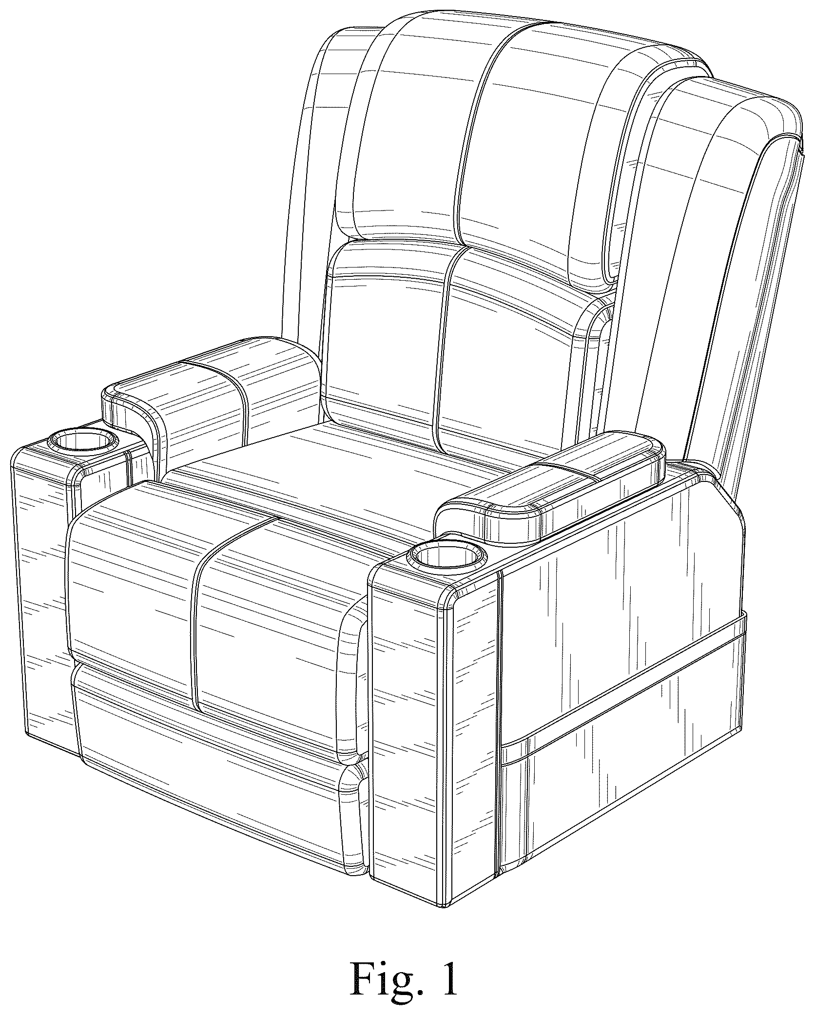 Patent USD1078306 Figure 1 – Sofa