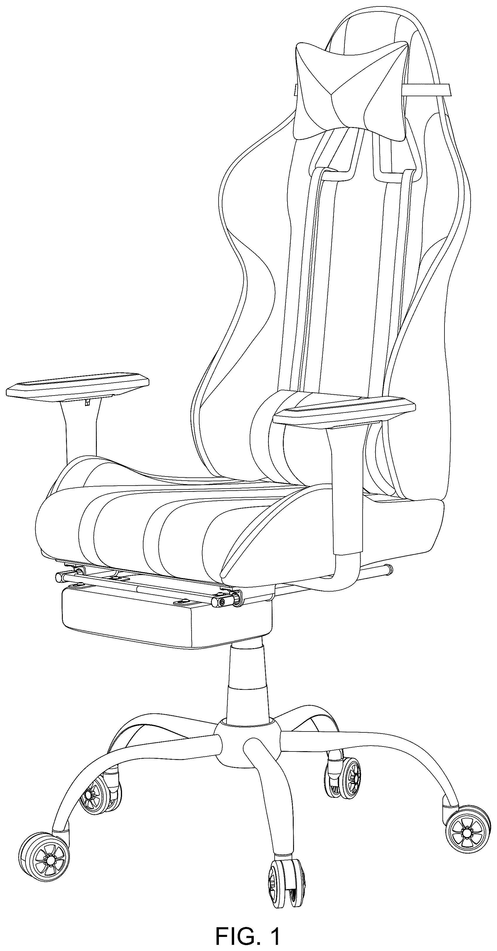 Patent USD1078313 — E-sports chair — Figure 1