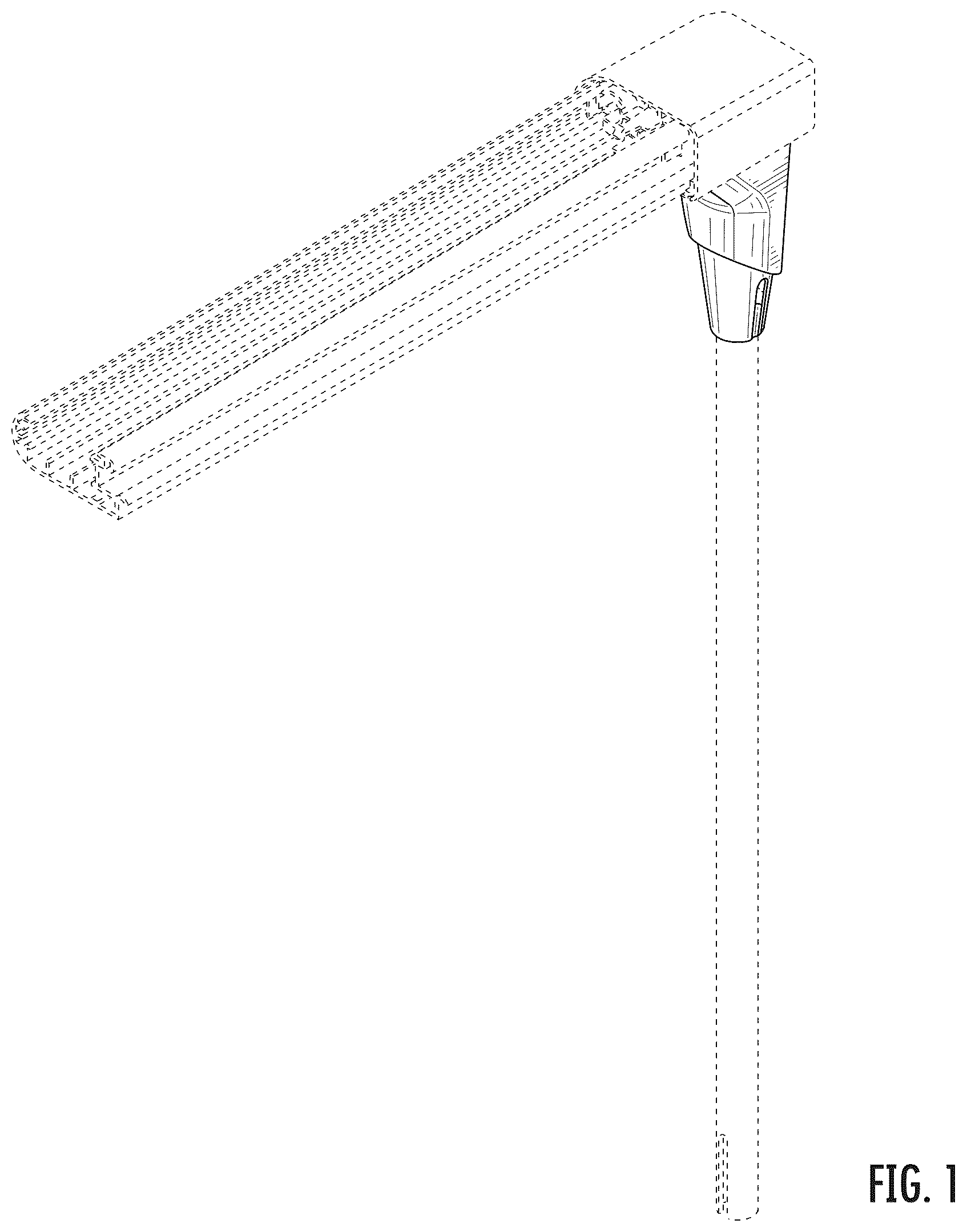 Patent USD1078330 — Boot for use in an architectural-structure covering — Figure 1