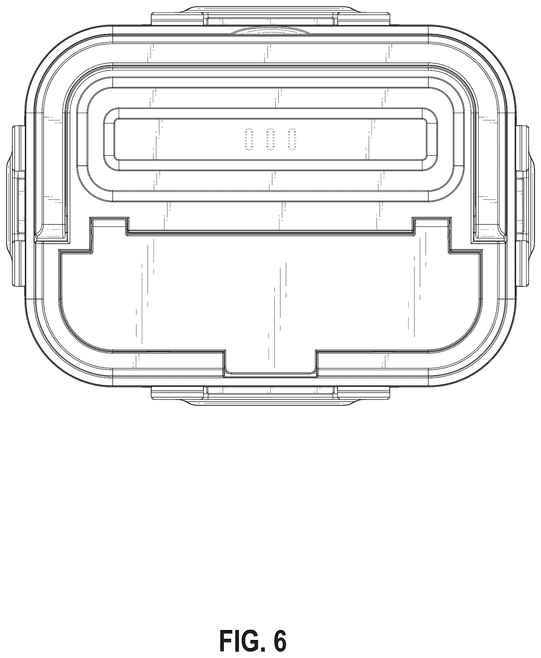 Patent USD1078358 Figure 6 – Electric food warmer