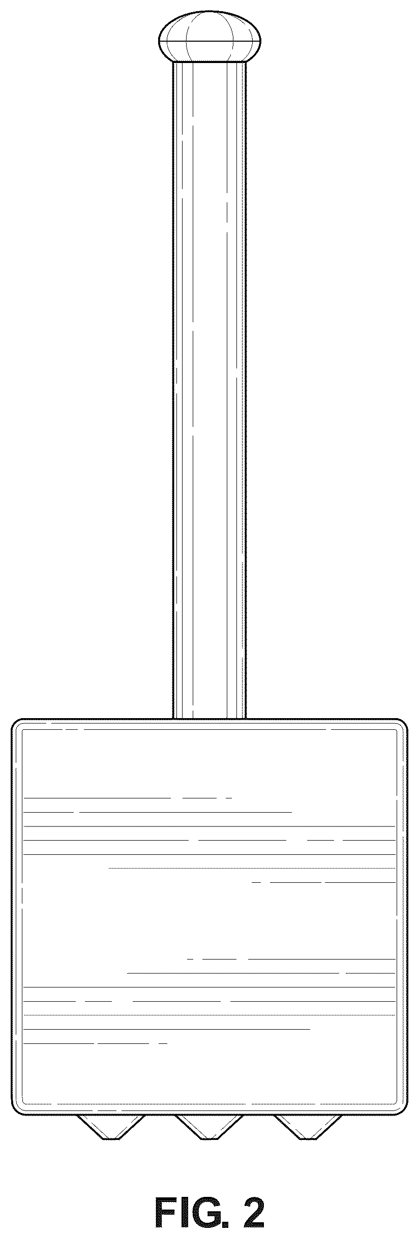 Patent USD1078403 Figure 2 – Peanut butter cookie stamp
