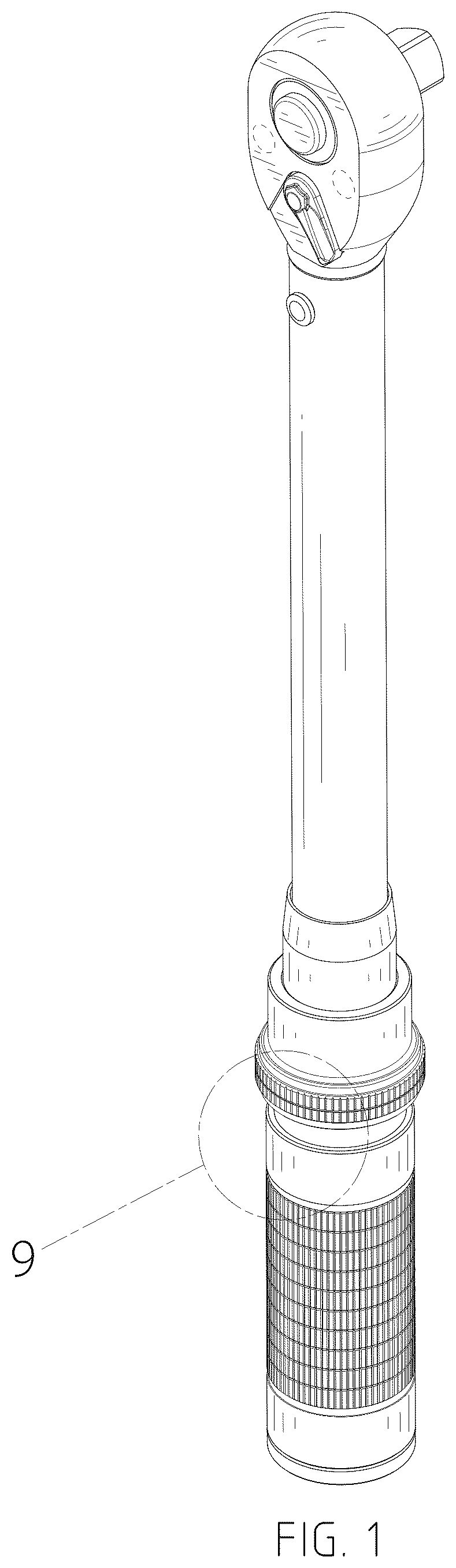 Patent USD1078419 — Torque wrench — Figure 1