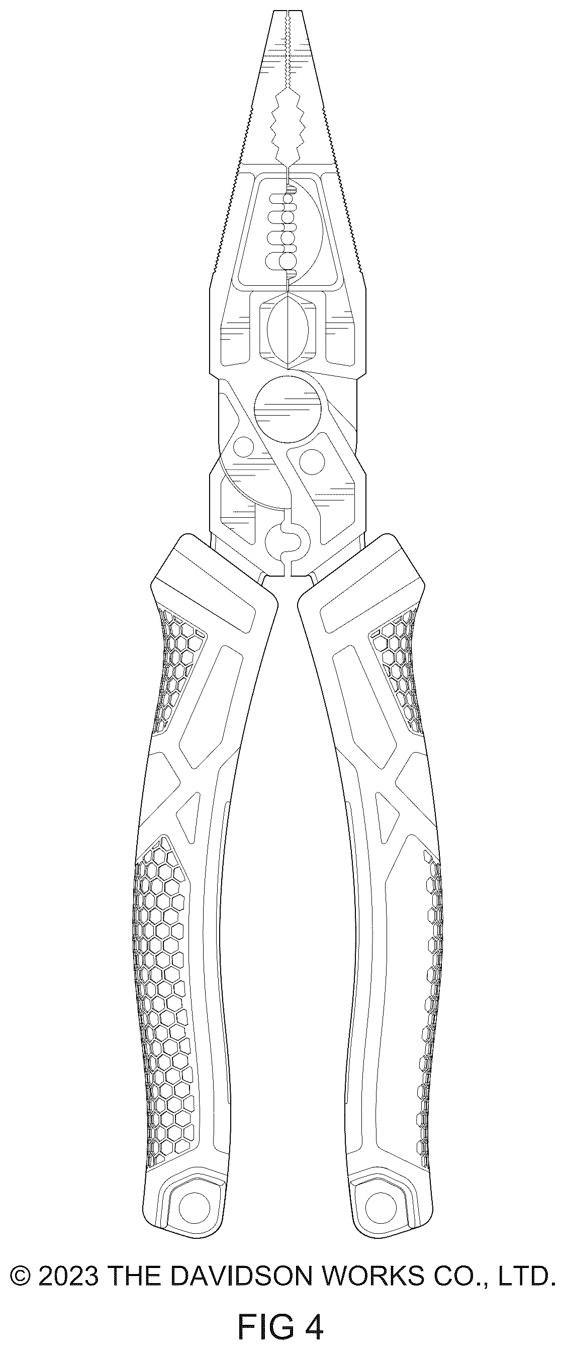 Patent USD1078425 — Multi-function long nose pliers — Figure 1