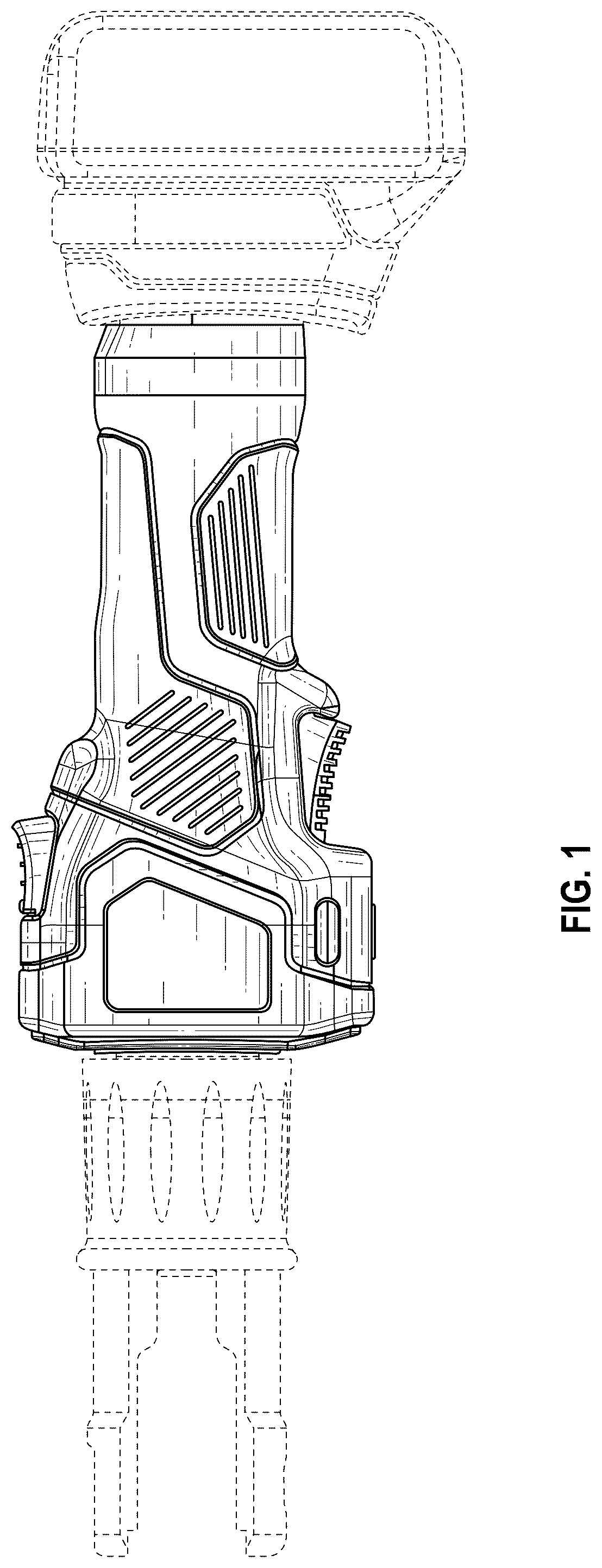 Patent USD1078427 Figure 1 – Electric hydraulic tool