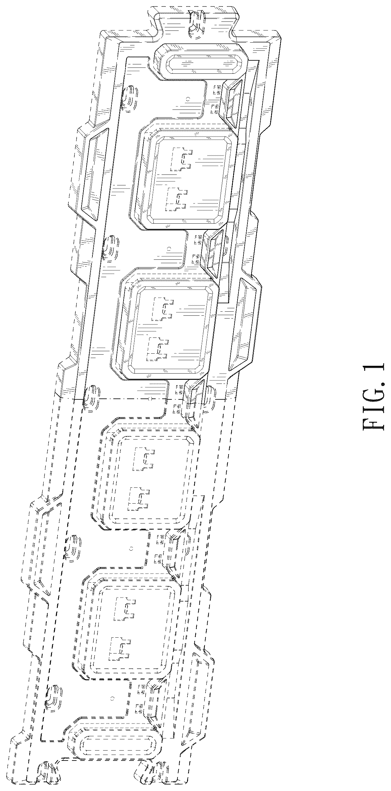 Patent USD1078431 Figure 1 – Tool hanger panel