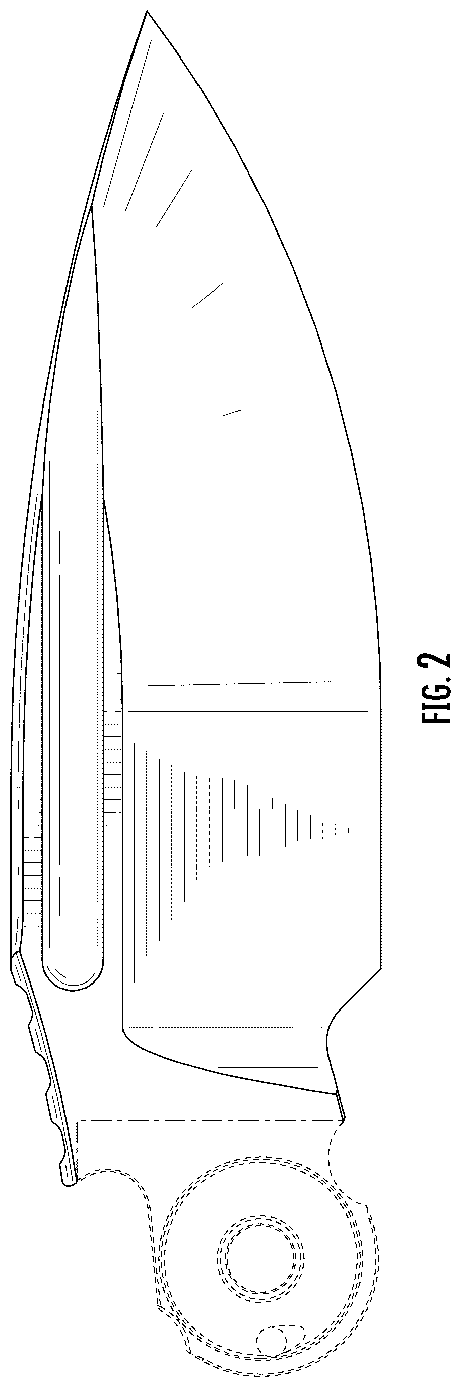 Patent USD1078433 — Knife blade — Figure 1