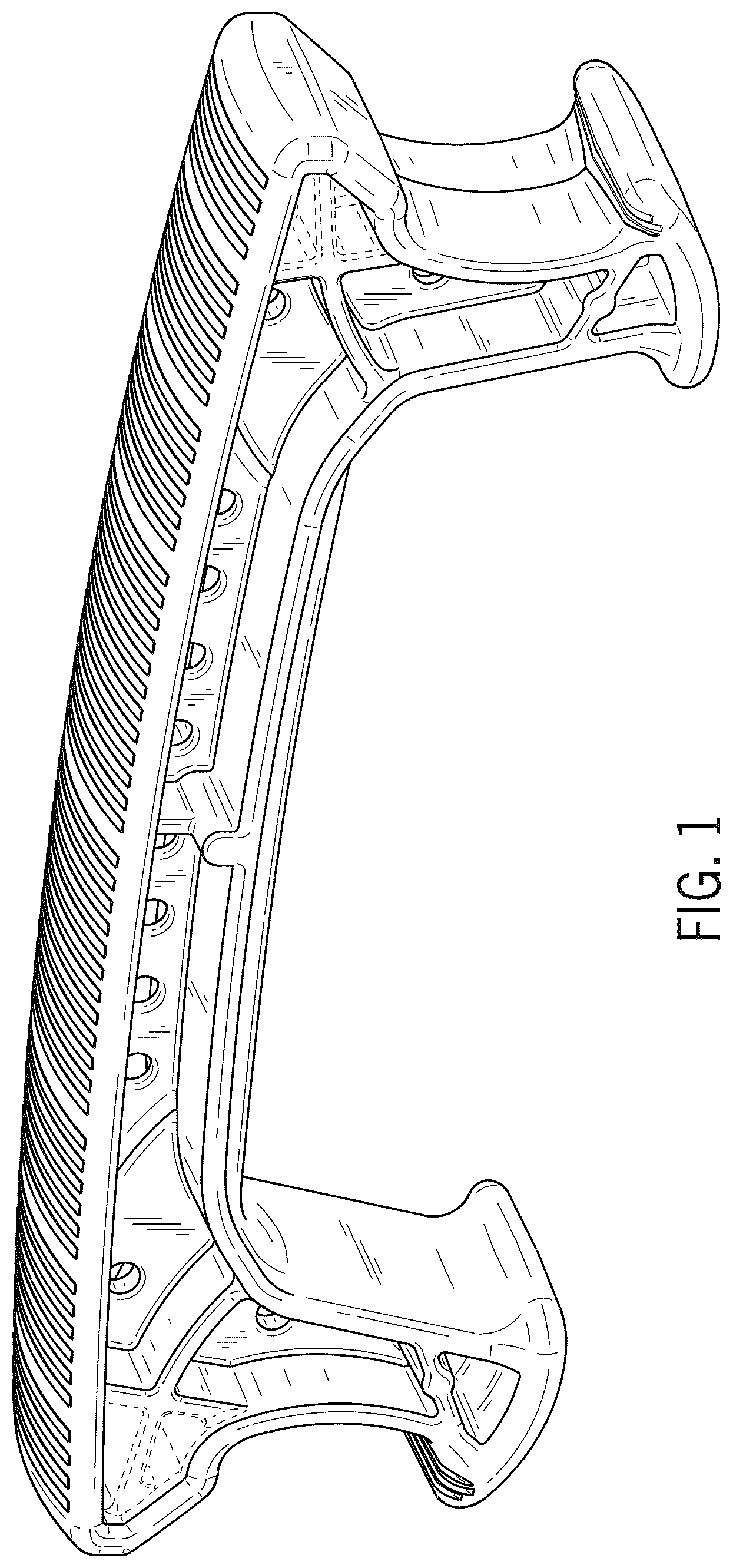 Patent USD1078438 — Handle — Figure 1