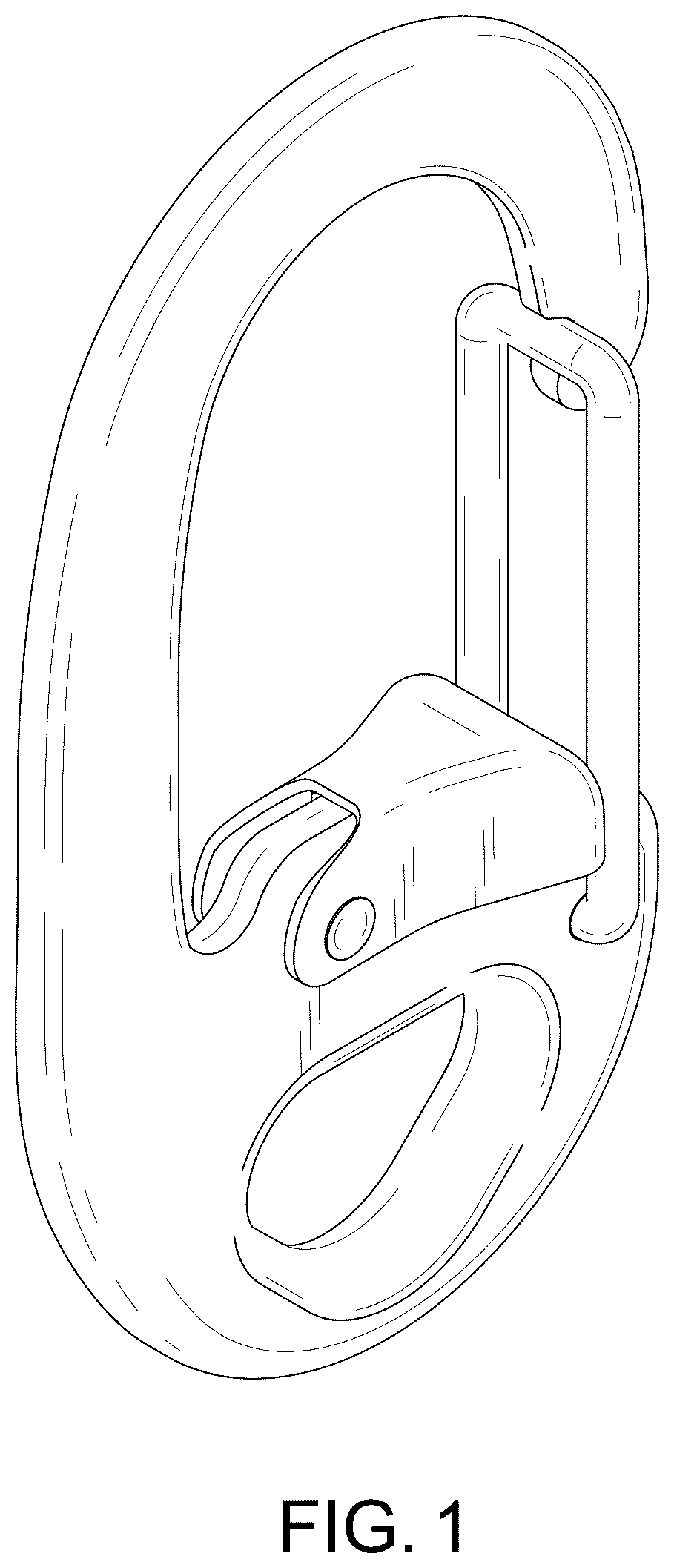 Patent USD1078447 — Carabiner — Figure 1