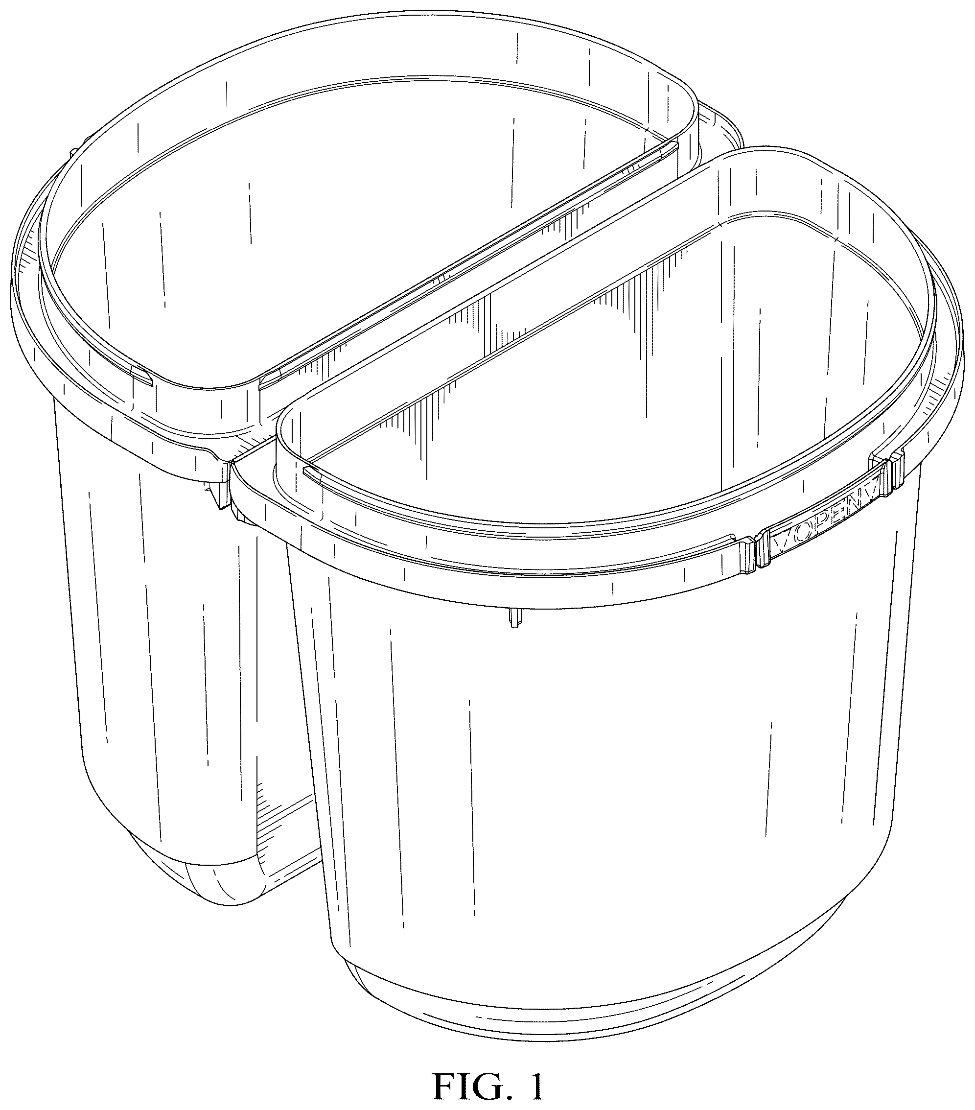 Patent USD1078465 — Food packaging container — Figure 1