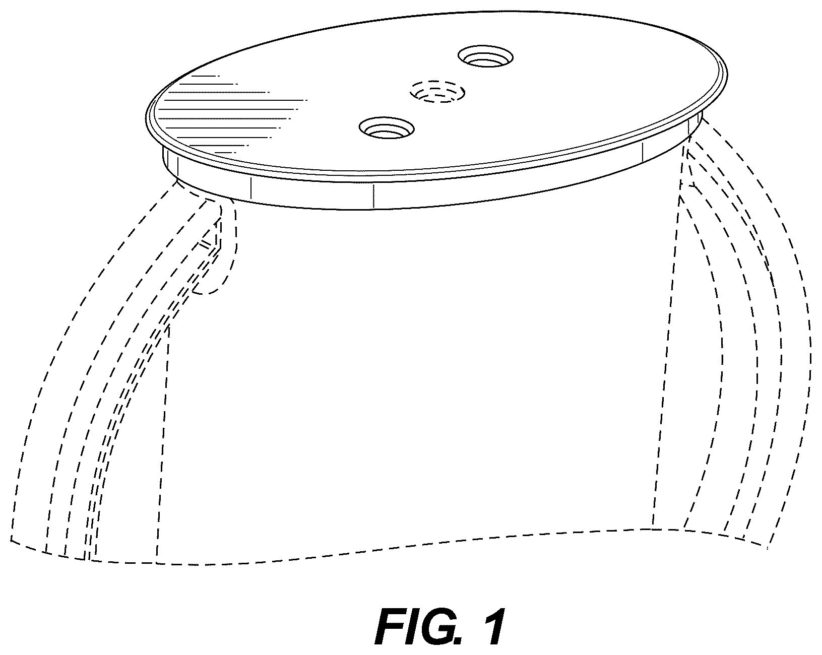 Patent USD1078471 Figure 1 – Container lid