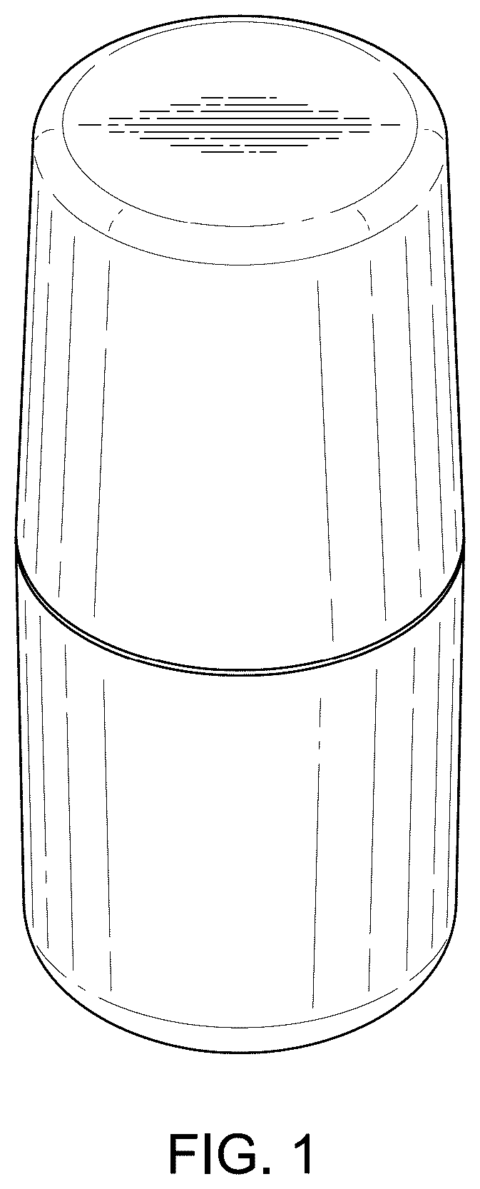 Patent USD1078476 — Cosmetic package — Figure 1
