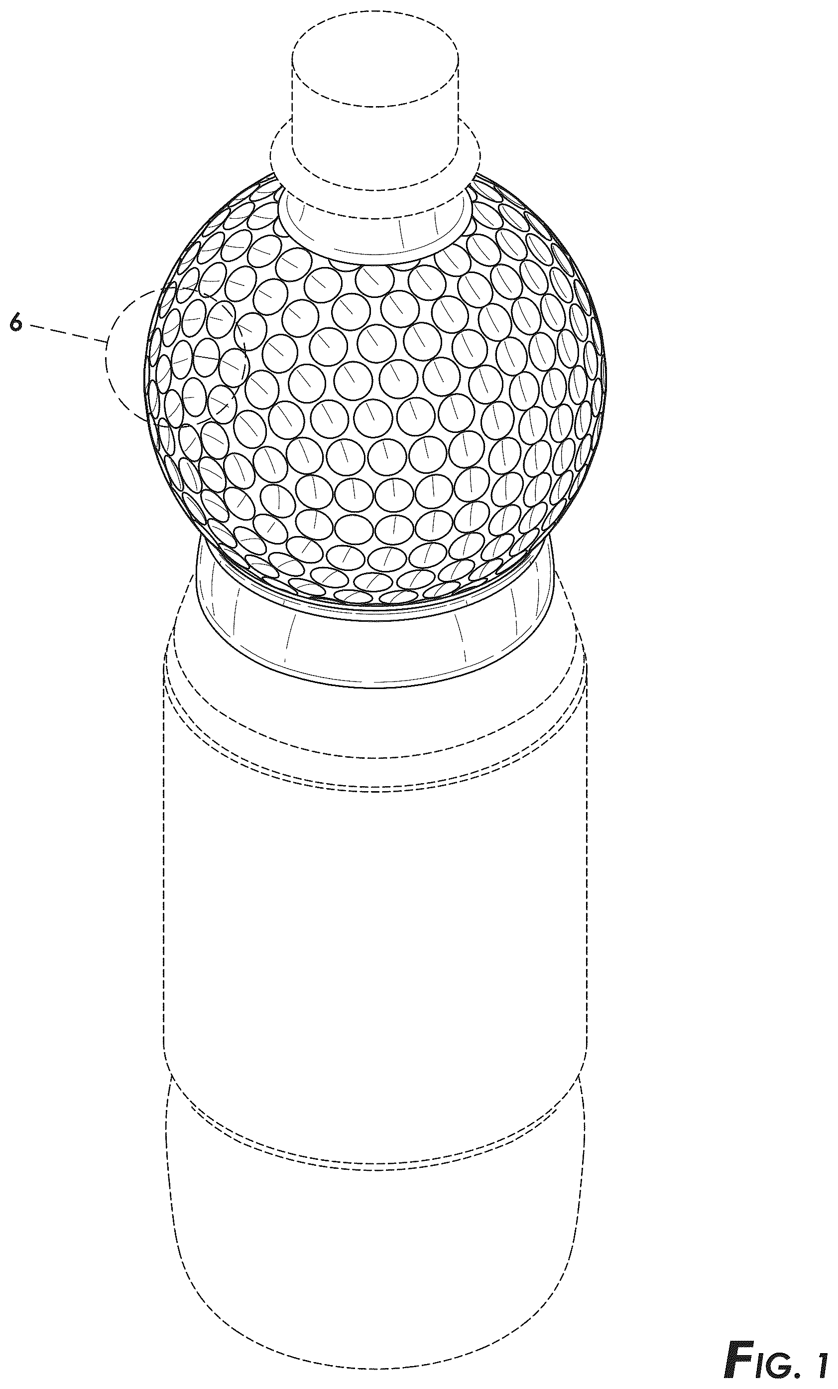 Patent USD1078487 — Golf ball bottle — Figure 1
