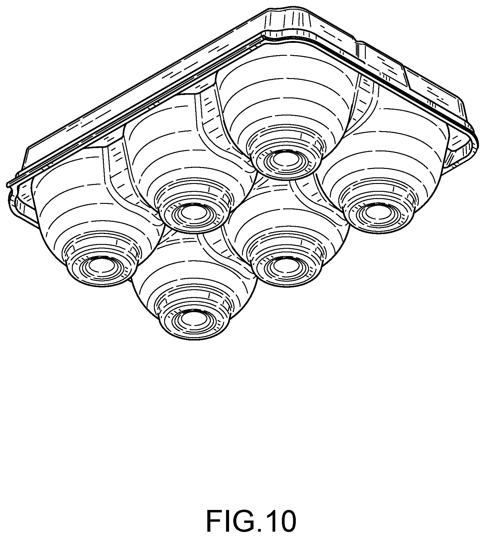 Patent USD1078492 Figure 10 – Container for produce