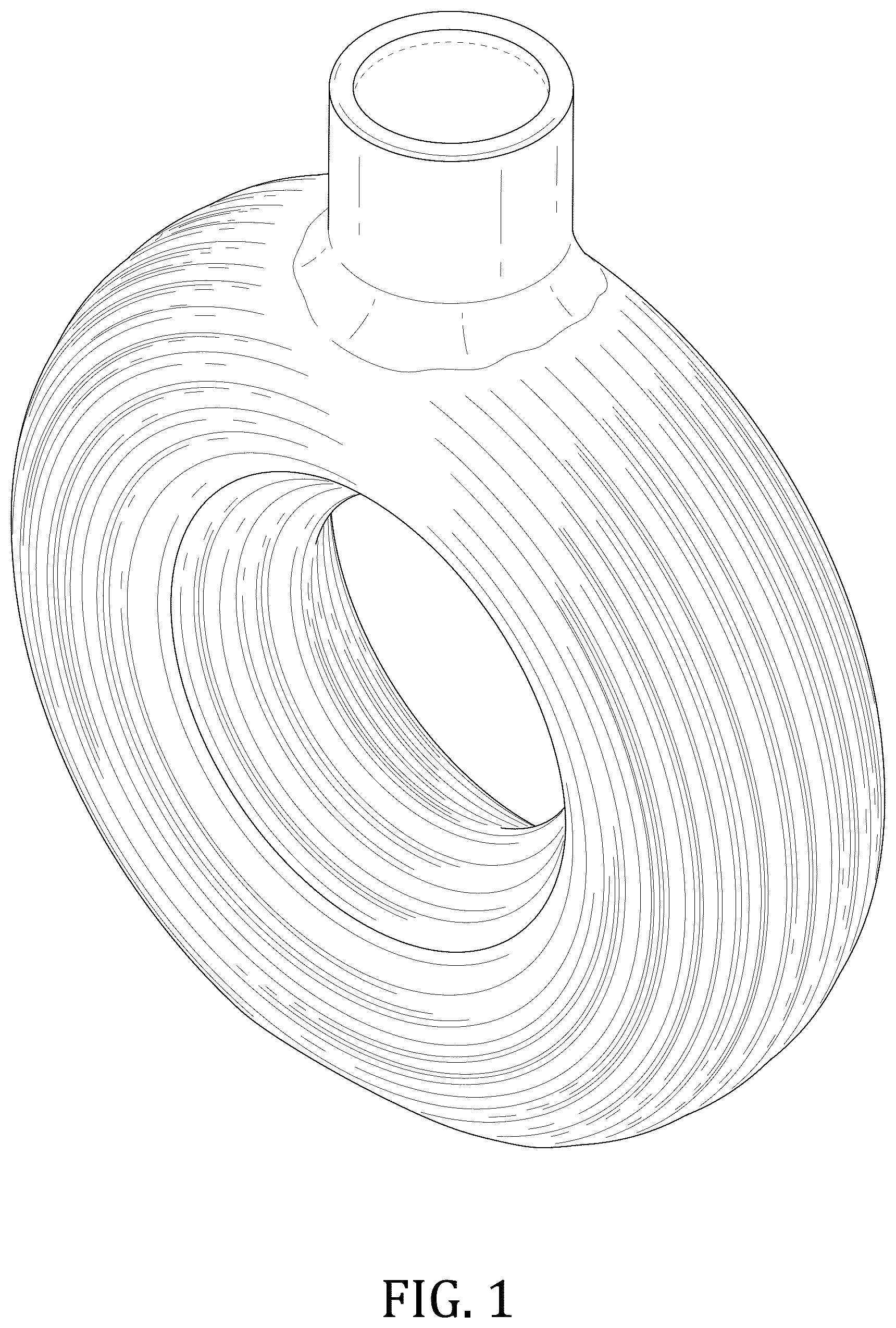 Patent USD1078535 Figure 1 – Vase