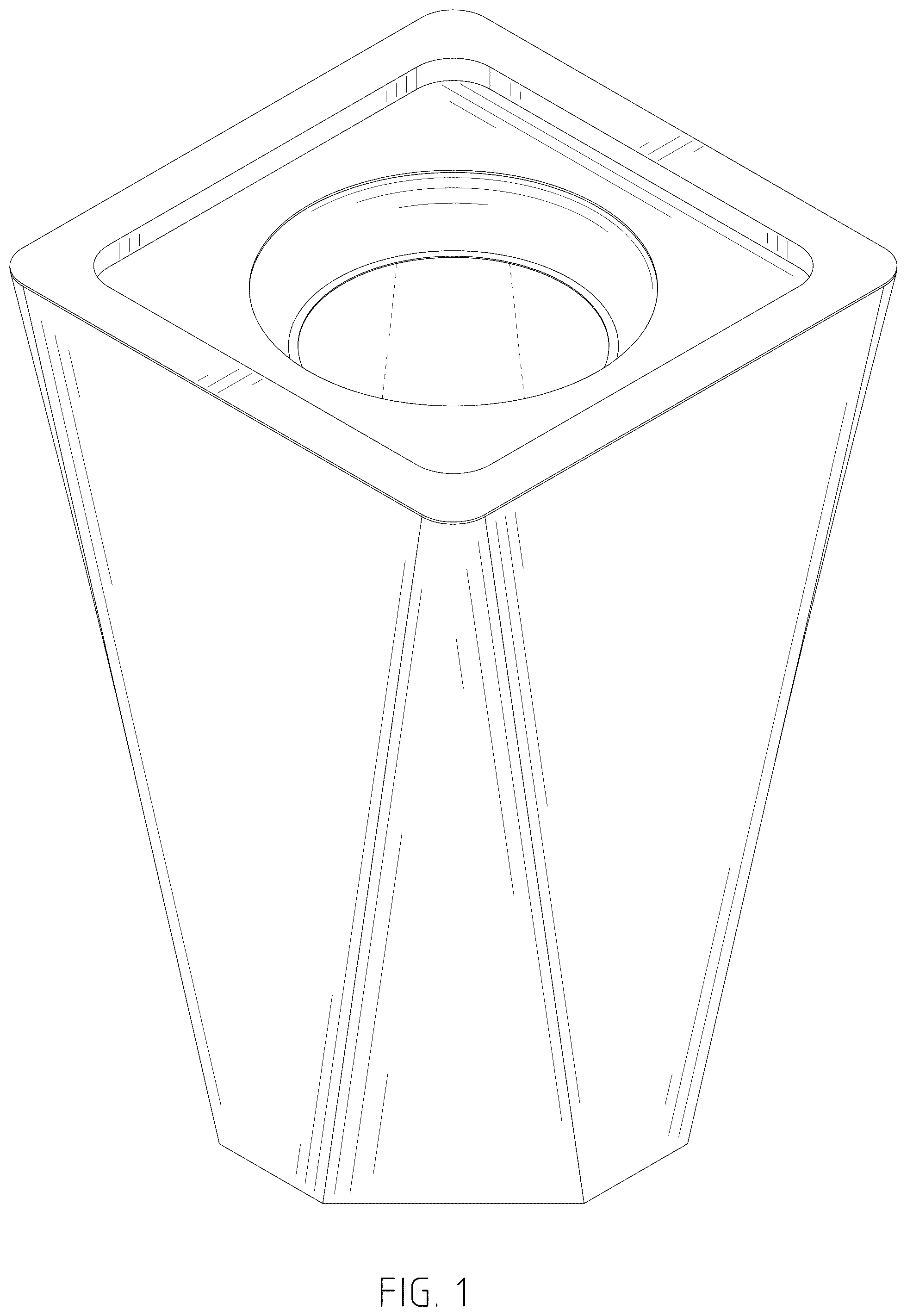 Patent USD1078537 — Flowerpot — Figure 1