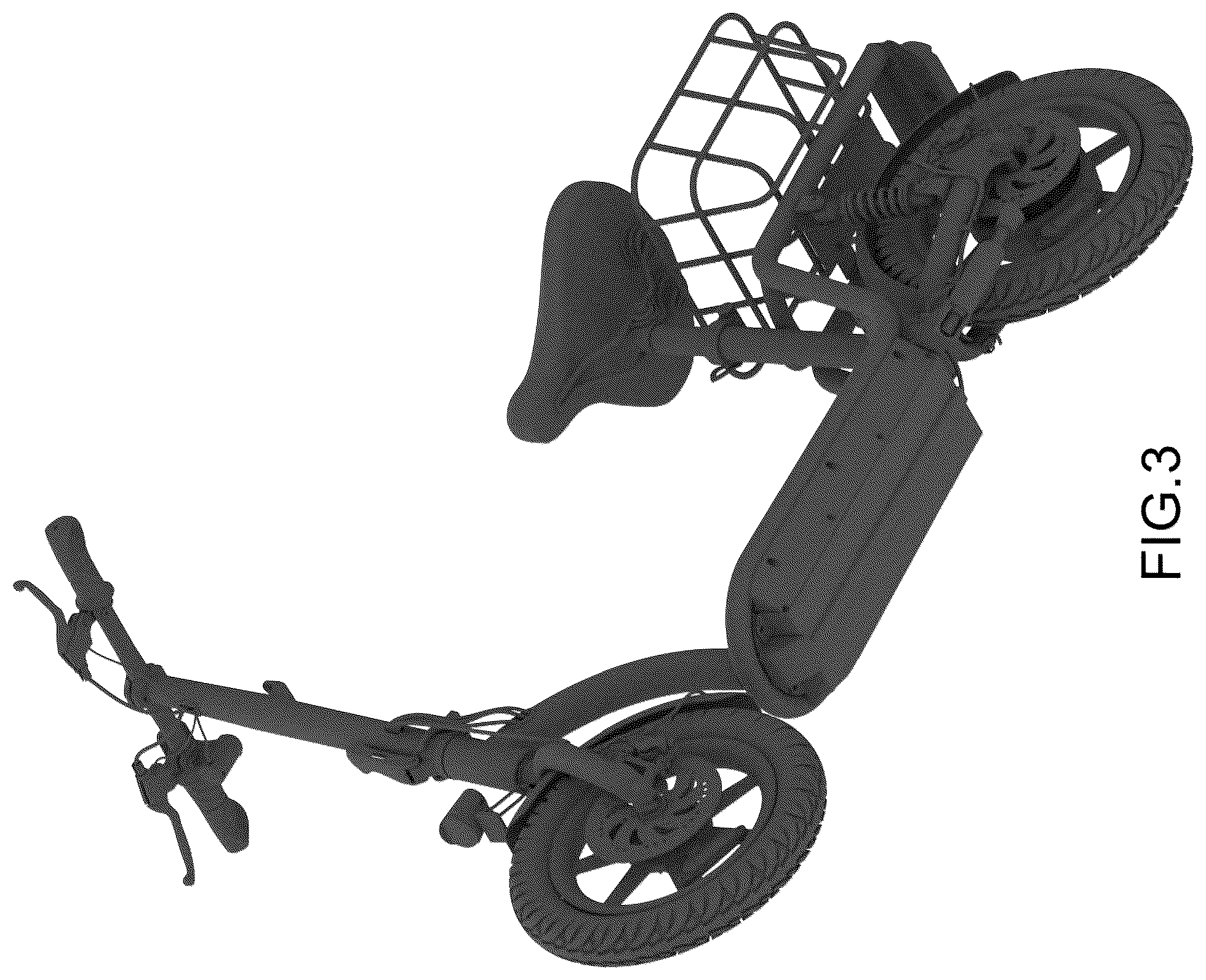 Patent USD1078545 Figure 3 – Electric scooter