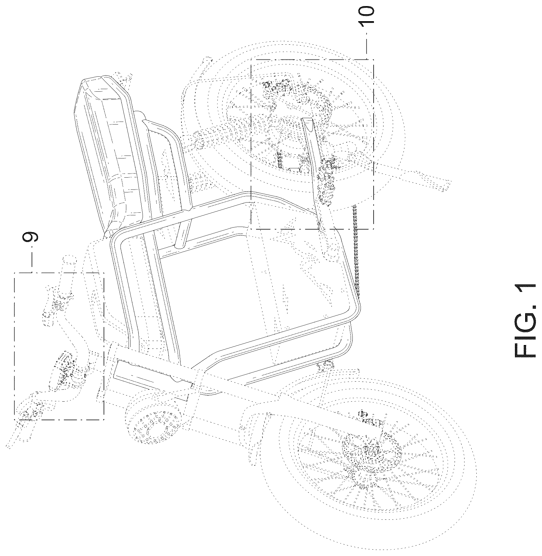 Patent USD1078546 Figure 1 – Electric bicycle