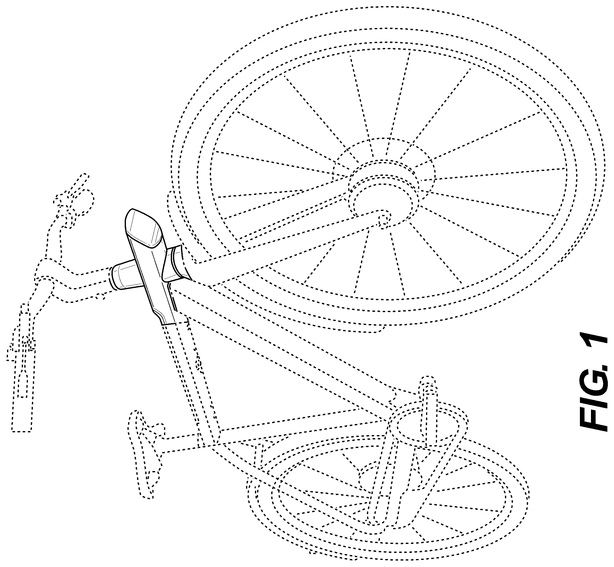 Patent USD1078551 — Bicycle frame — Figure 1