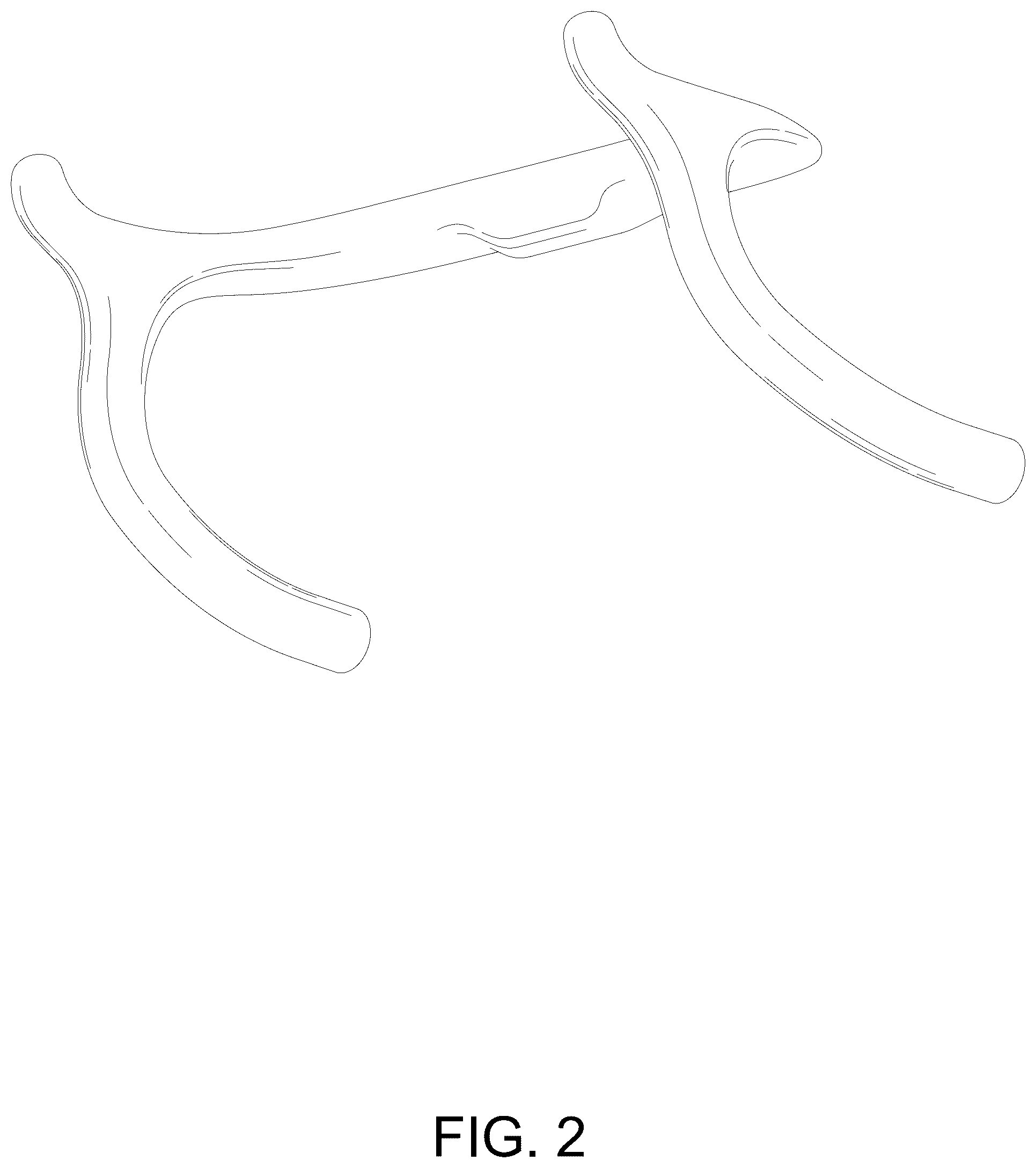 Patent USD1078565 Figure 2 – Bicycle handlebar