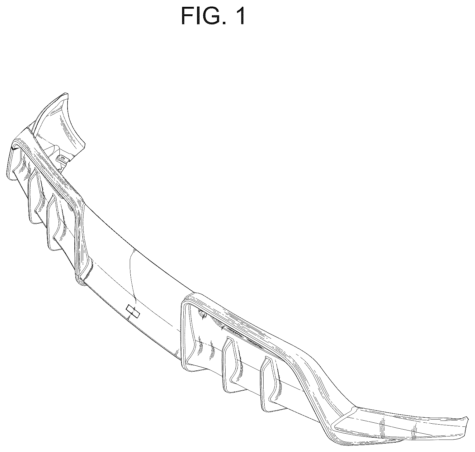 Patent USD1078569 — Rear diffuser for vehicle tuning — Figure 1
