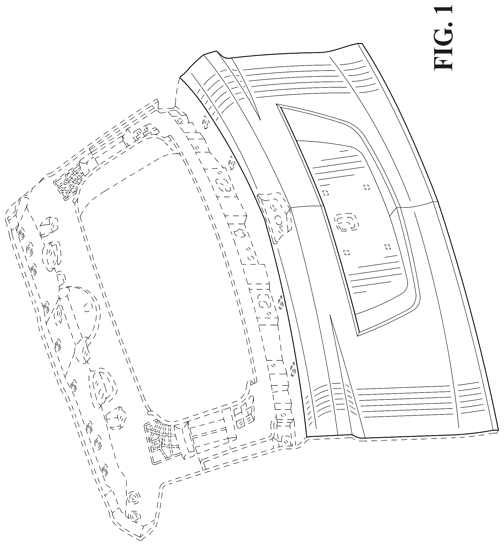Patent USD1078575 — Vehicle liftgate — Figure 1