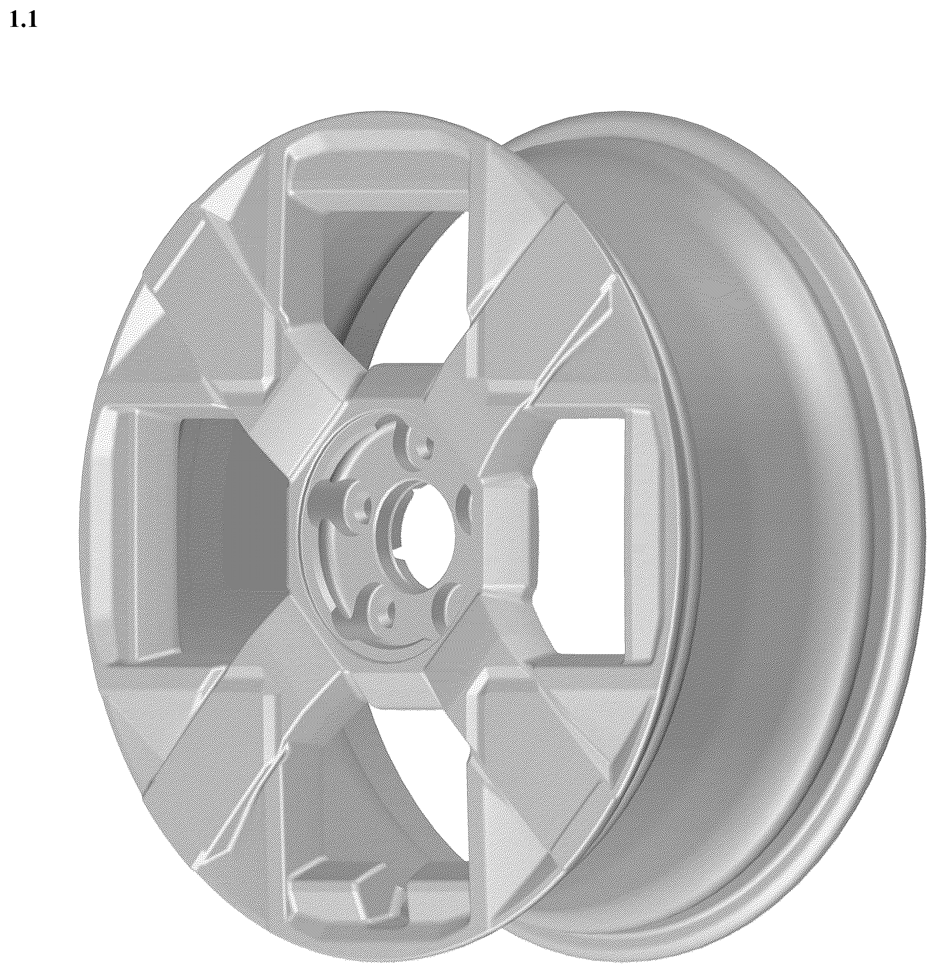 Patent USD1078577 — Wheel for automobile — Figure 1