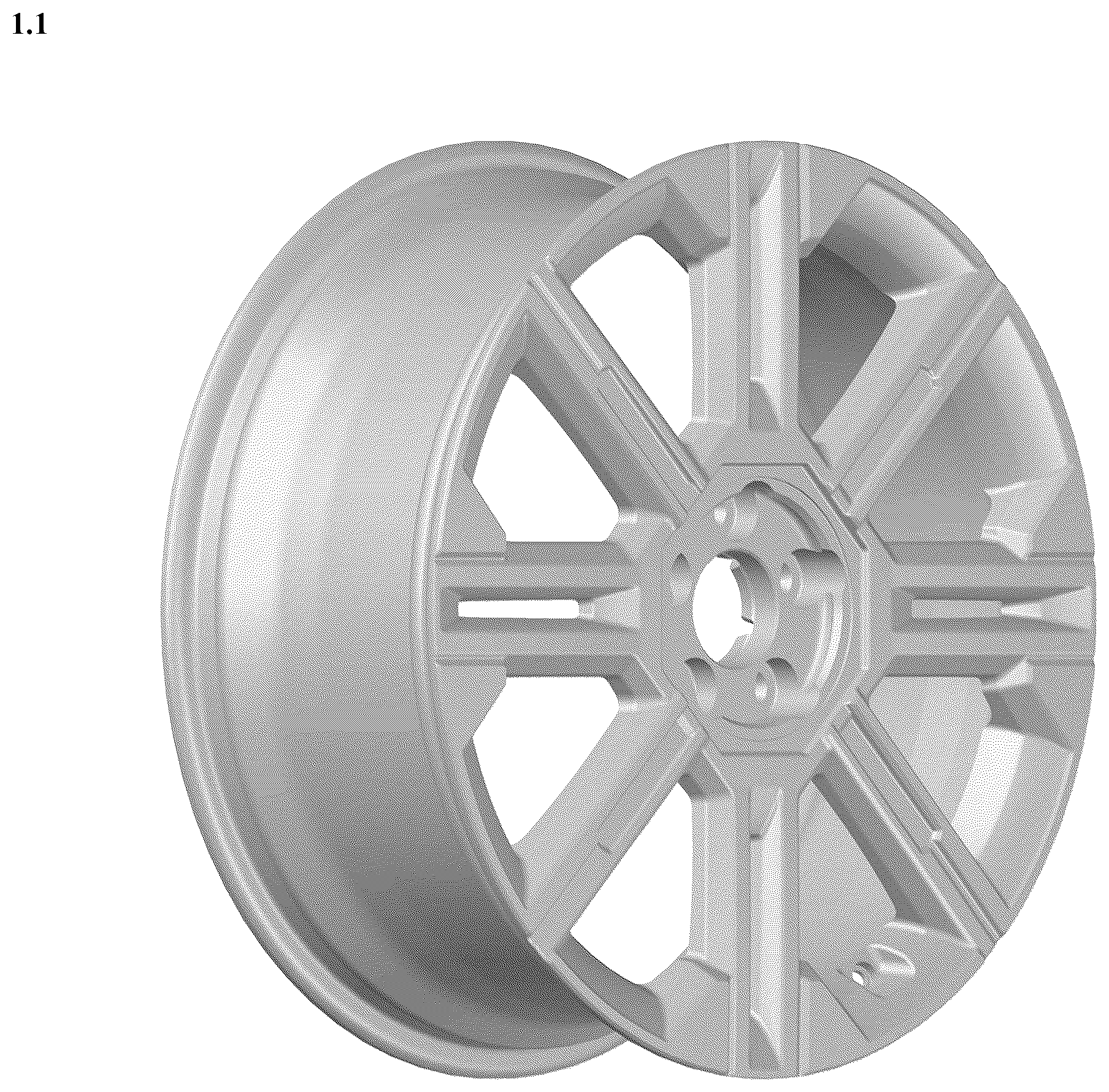 Patent USD1078580 — Wheel for automobile — Figure 1