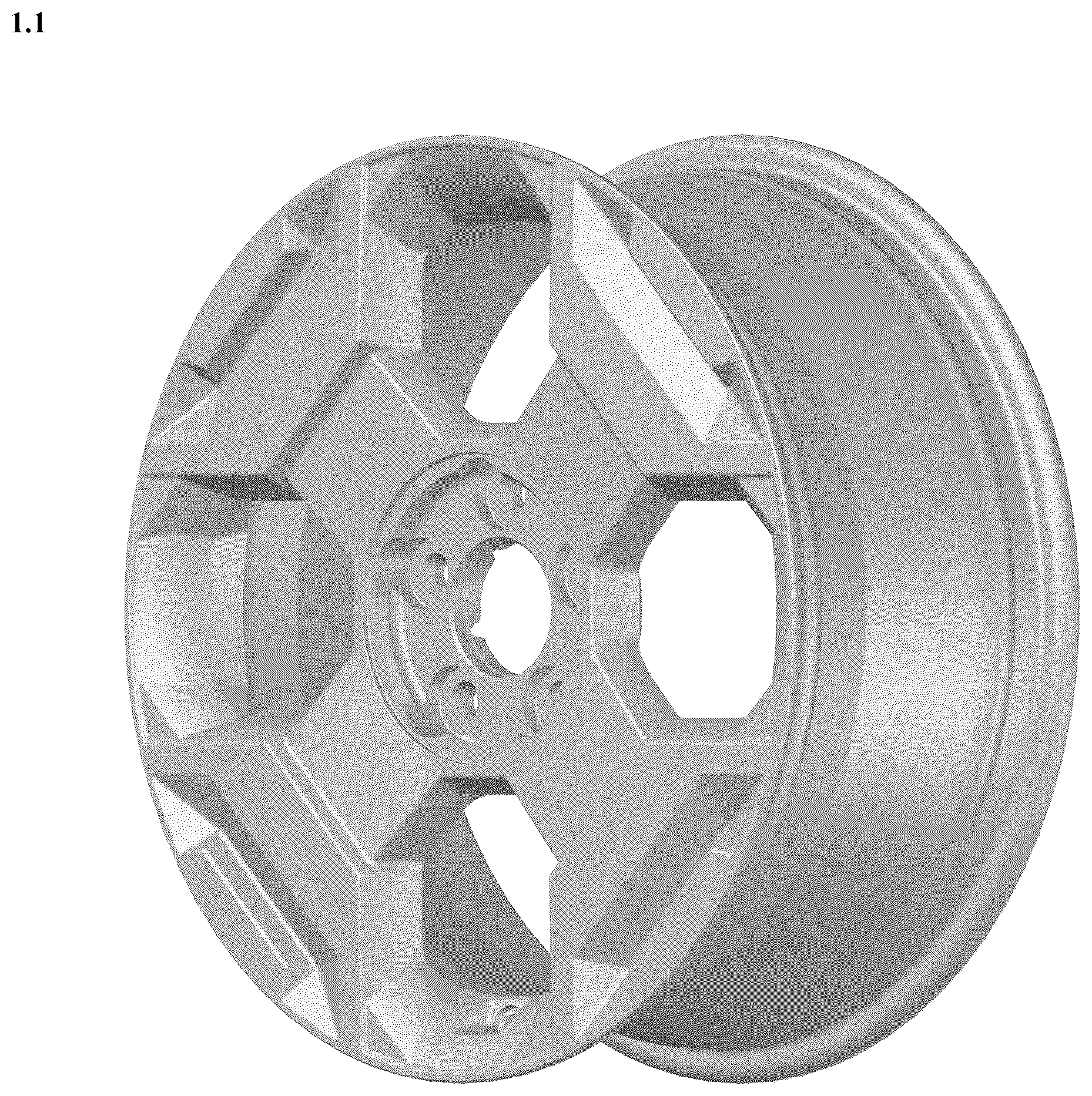 Patent USD1078581 Figure 1 – Wheel for automobile