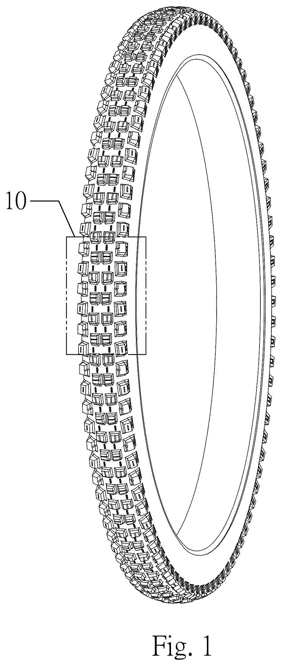 Patent USD1078595 — Tire — Figure 1