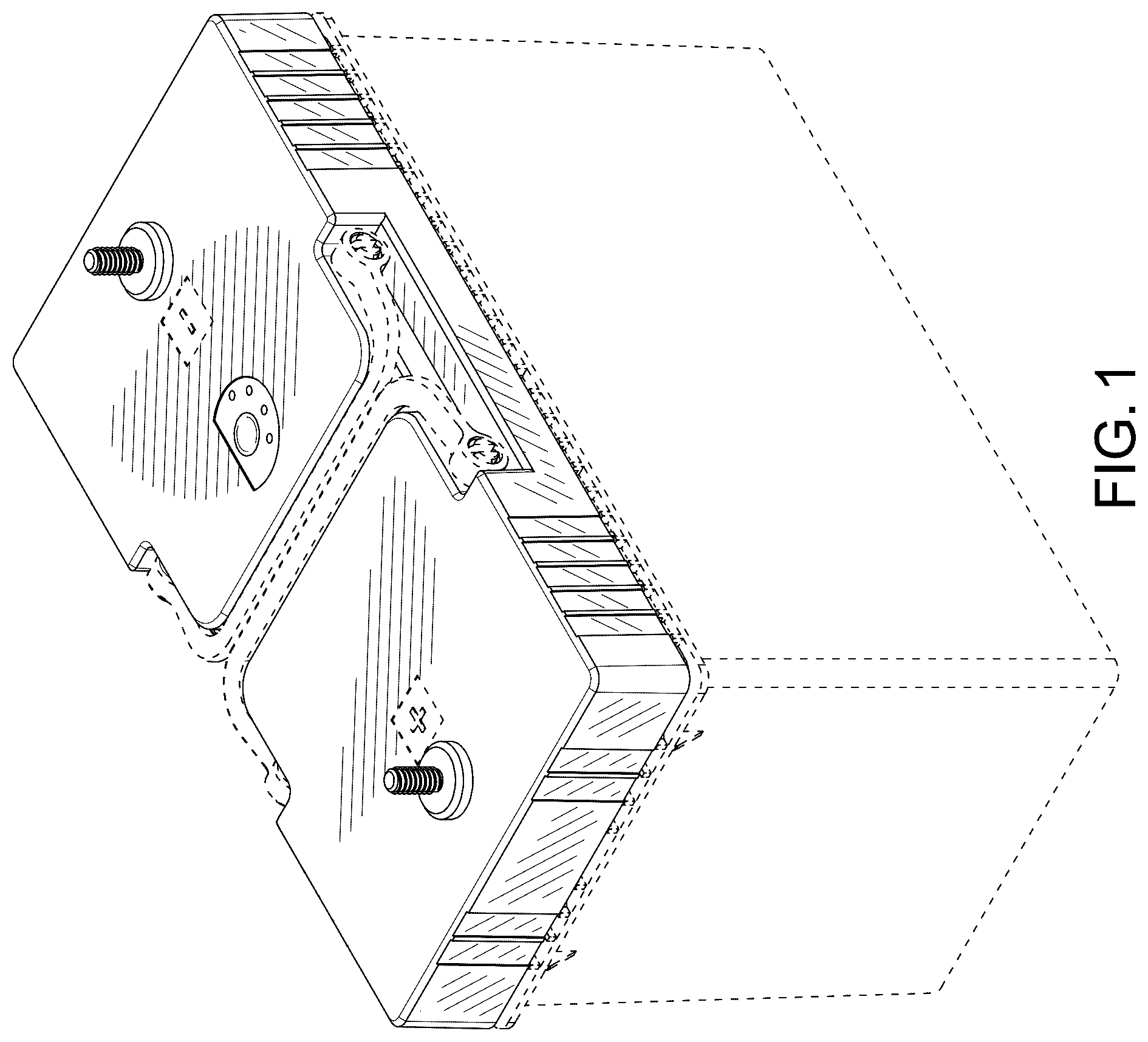 Patent USD1078602 — Cover for a battery — Figure 1