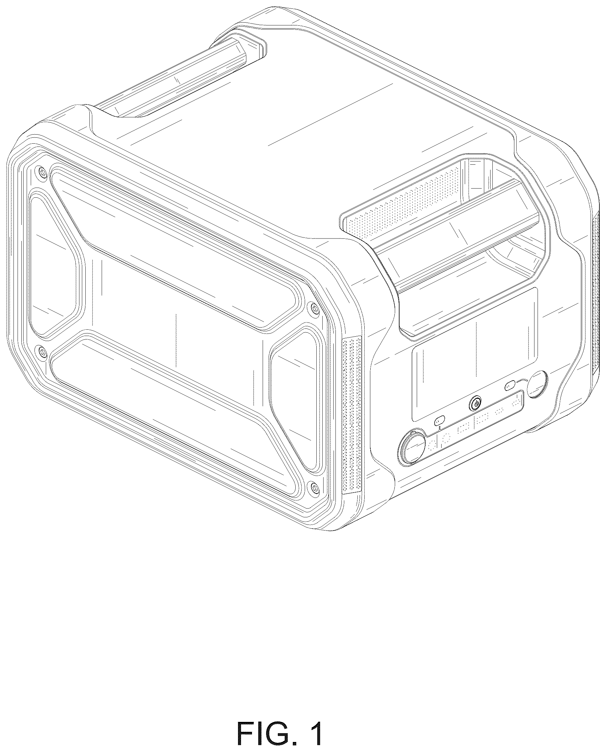 Patent USD1078623 Figure 1 – Power bank